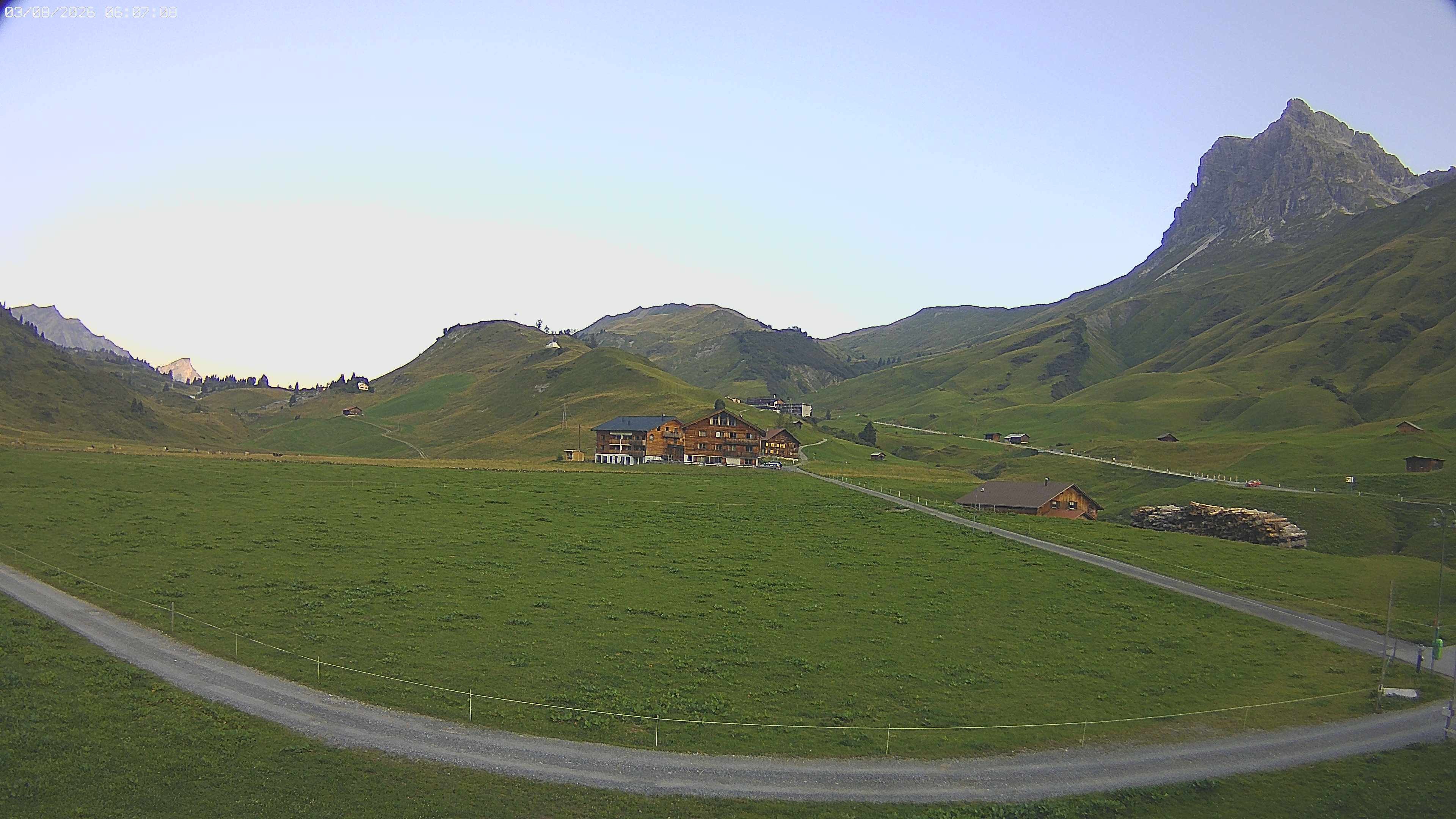 Archived image Webcam Jägeralpe near Warth
