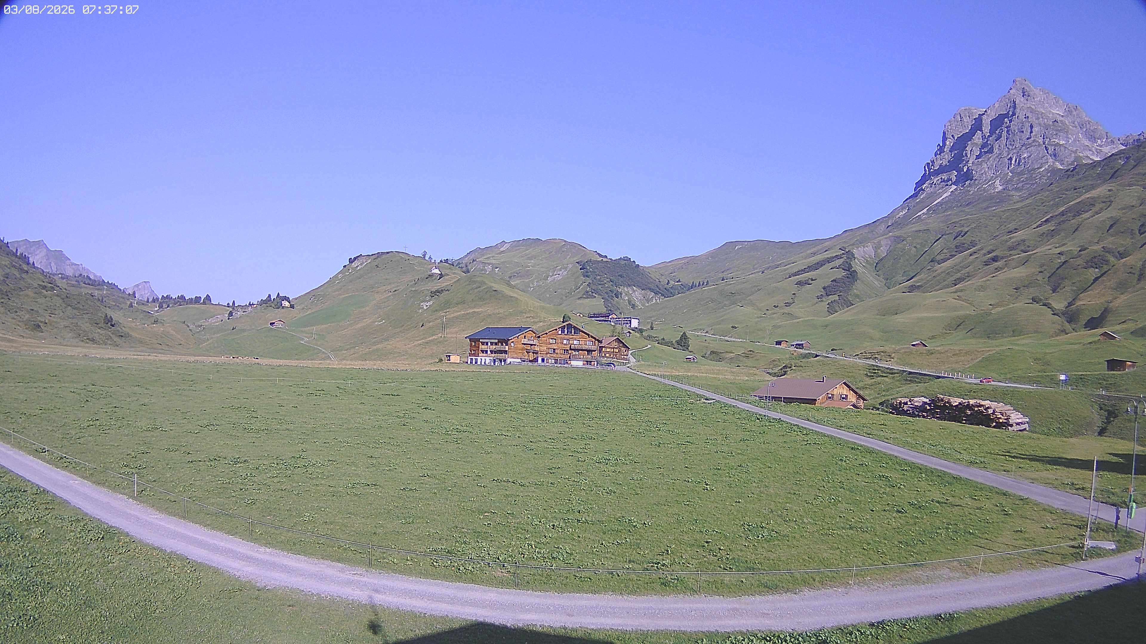 Archived image Webcam Jägeralpe near Warth