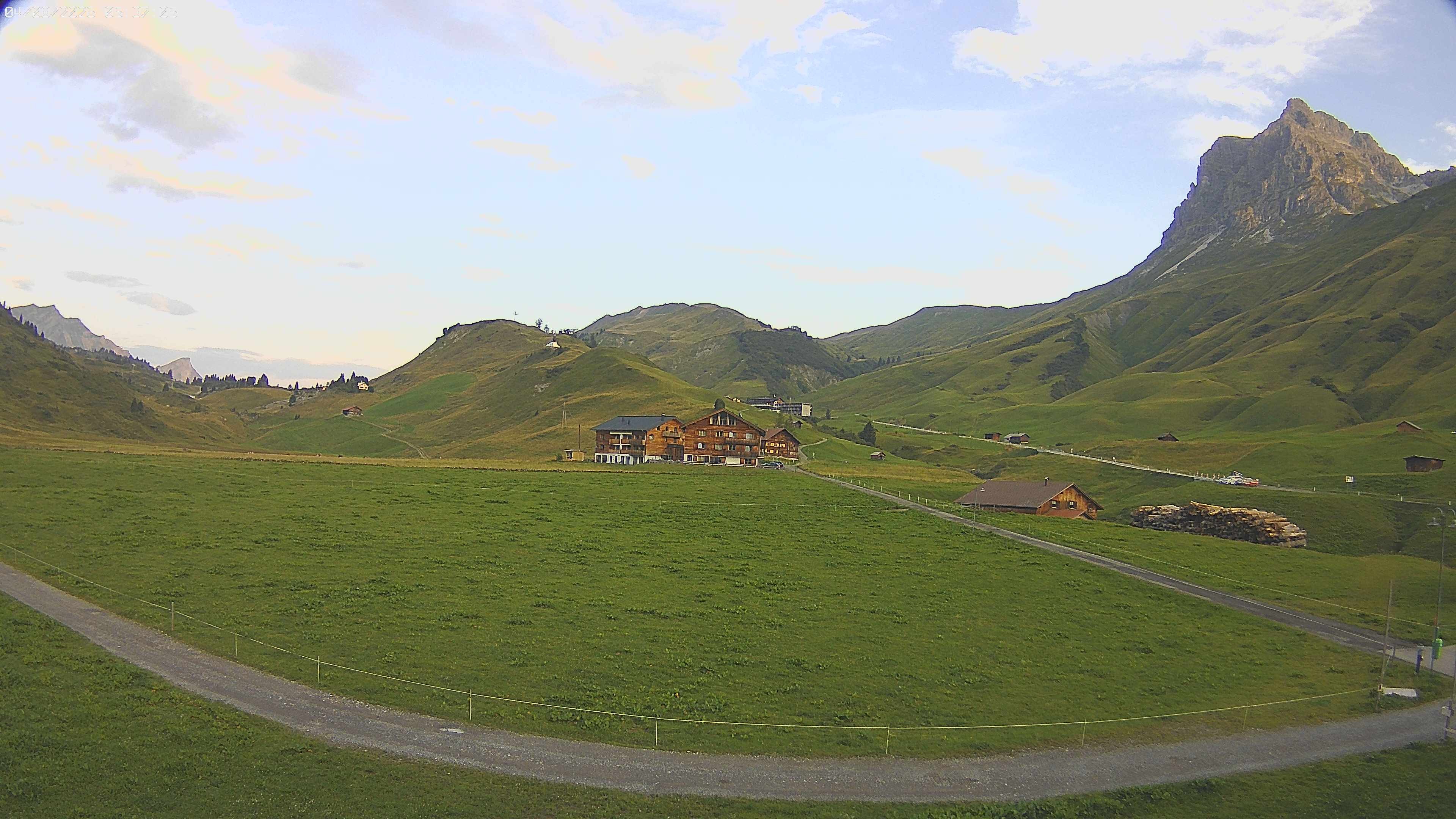 Archiv Foto Webcam Jägeralpe bei Warth