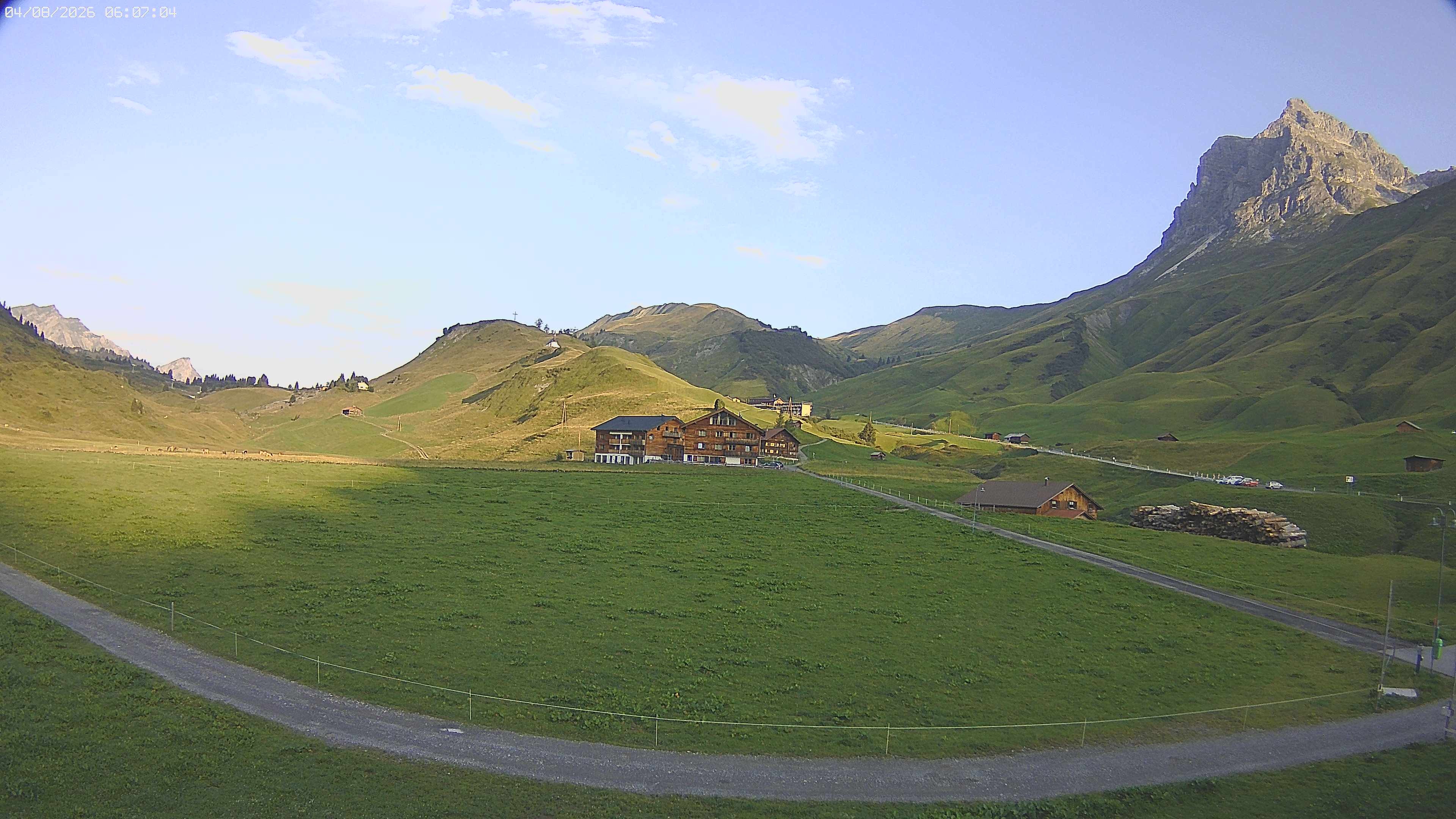 Archiv Foto Webcam Jägeralpe bei Warth