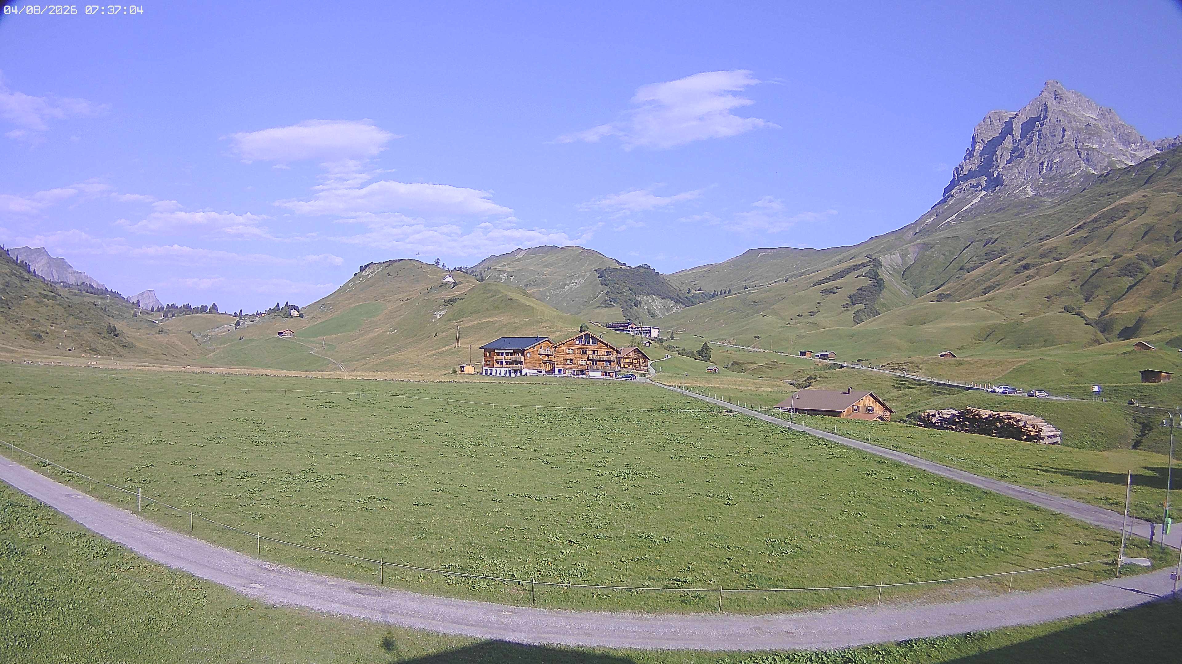 Archiv Foto Webcam Jägeralpe bei Warth