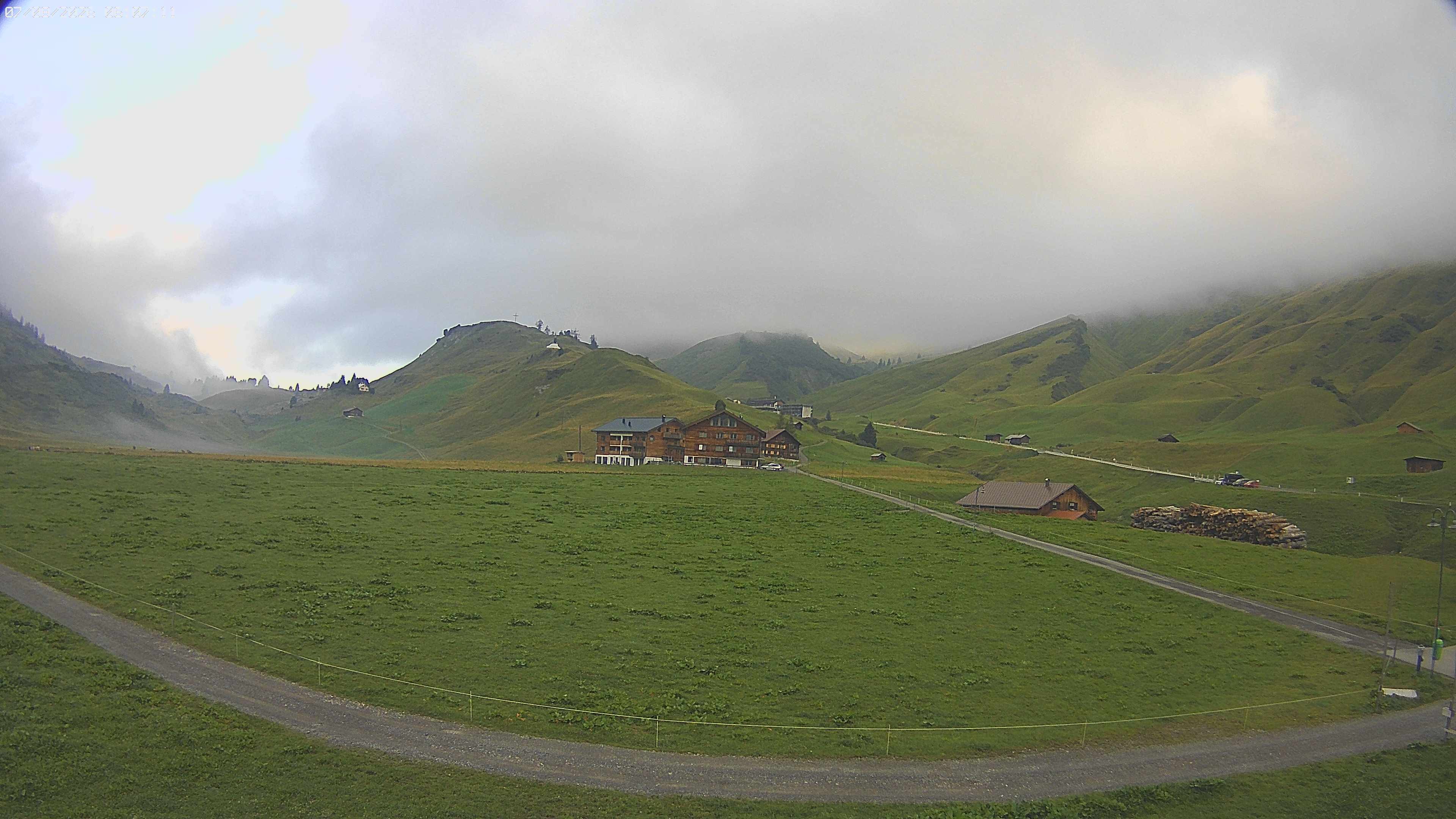Archiv Foto Webcam Jägeralpe bei Warth