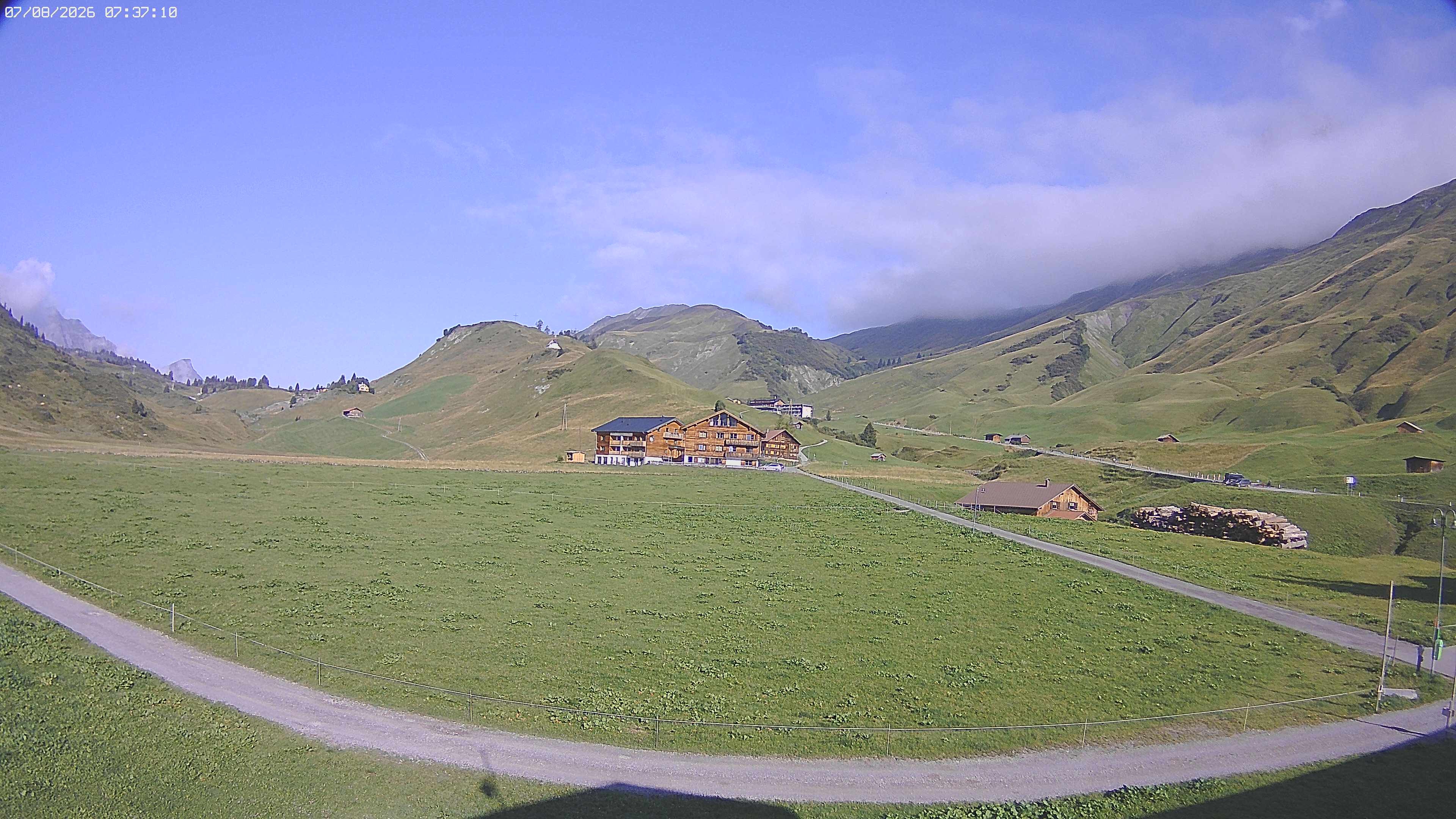 Archiv Foto Webcam Jägeralpe bei Warth
