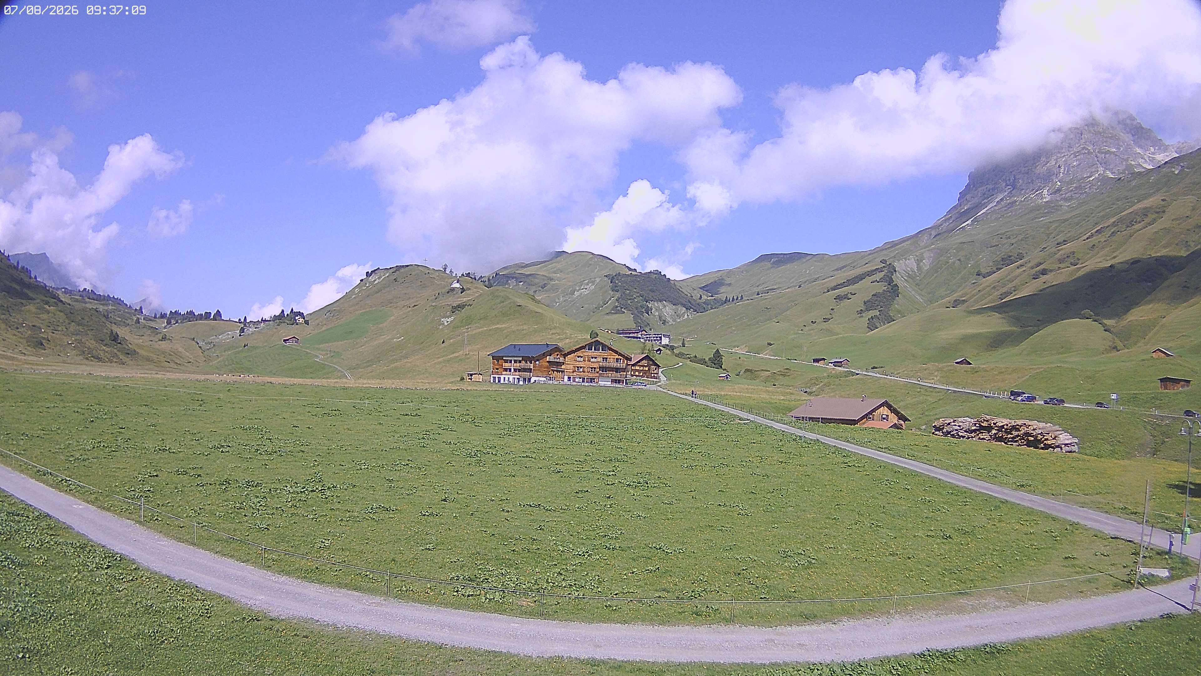 Archiv Foto Webcam Jägeralpe bei Warth