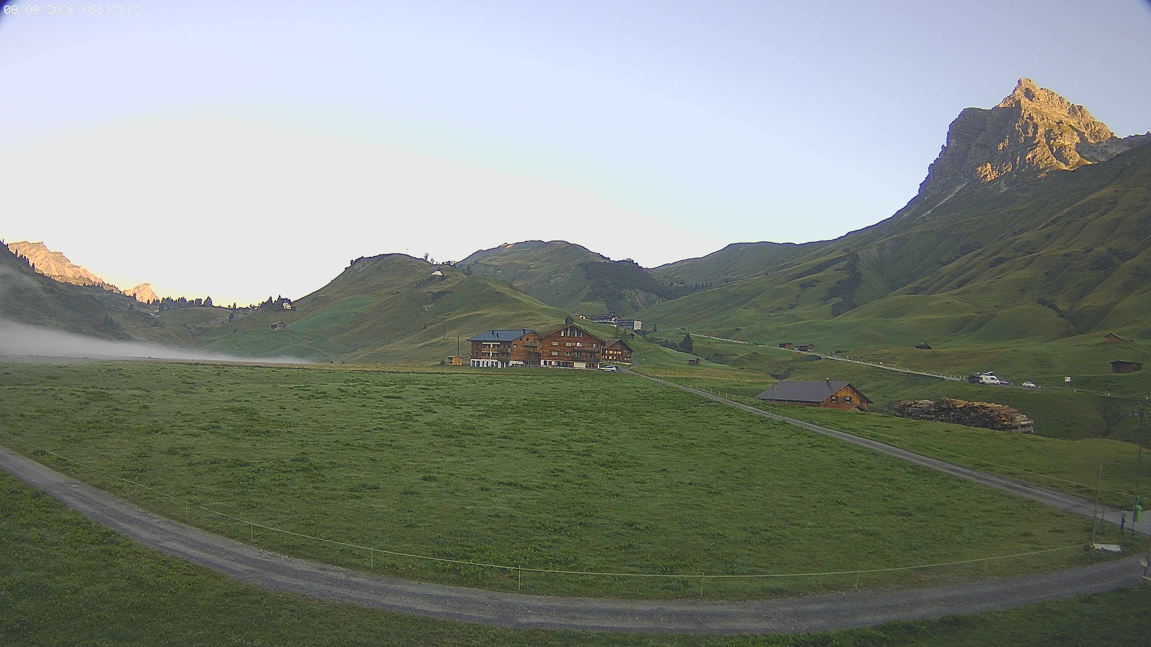 Archiv Foto Webcam Jägeralpe bei Warth