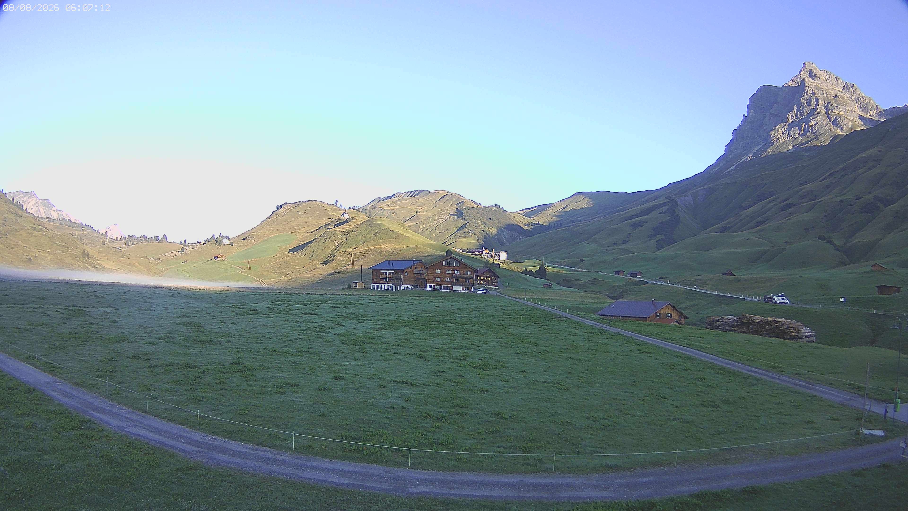 Archiv Foto Webcam Jägeralpe bei Warth
