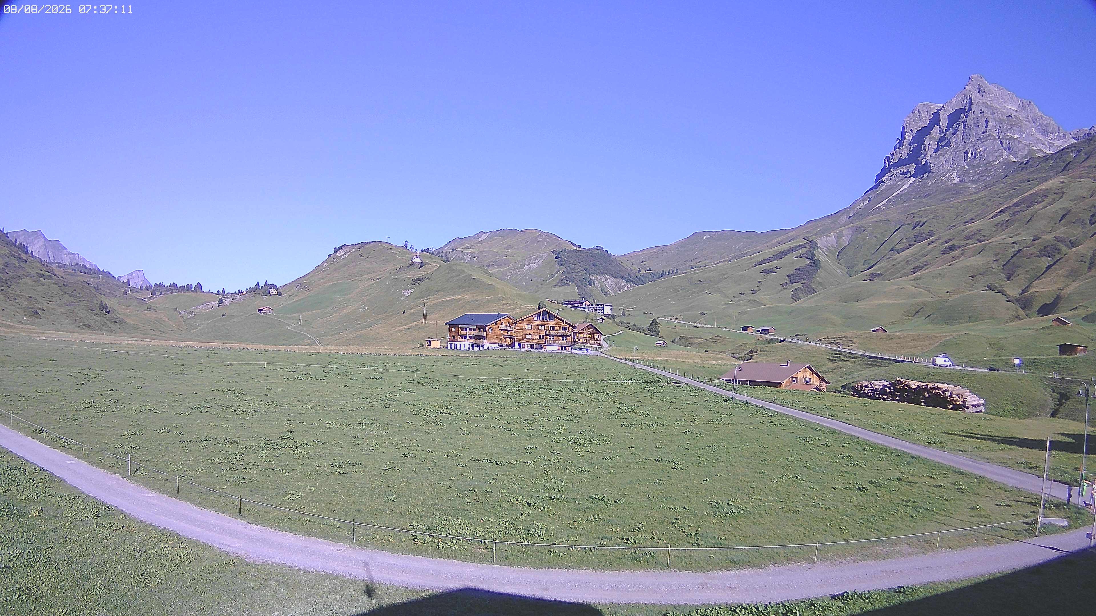 Archiv Foto Webcam Jägeralpe bei Warth