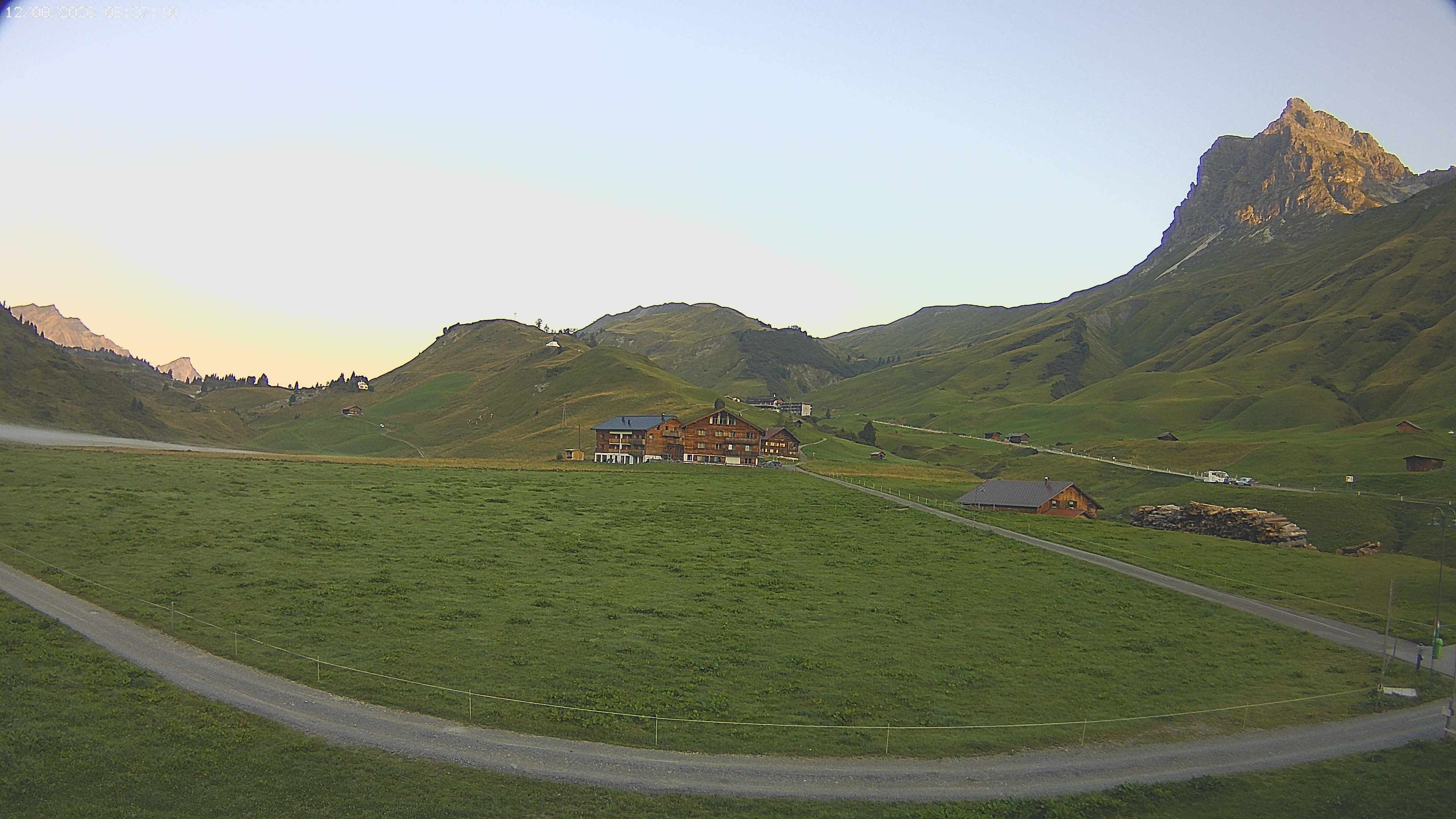 Archiv Foto Webcam Jägeralpe bei Warth