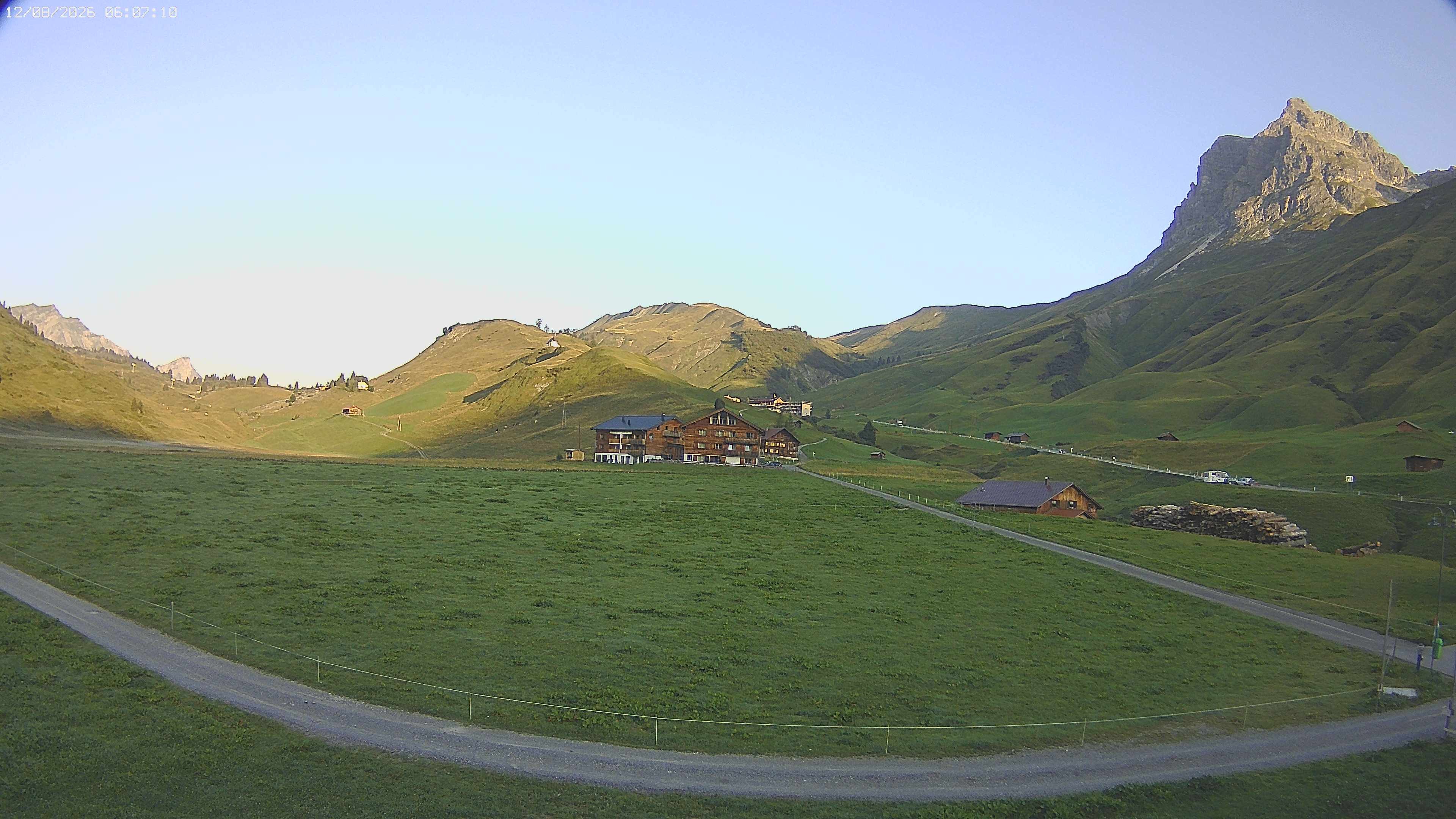Archiv Foto Webcam Jägeralpe bei Warth