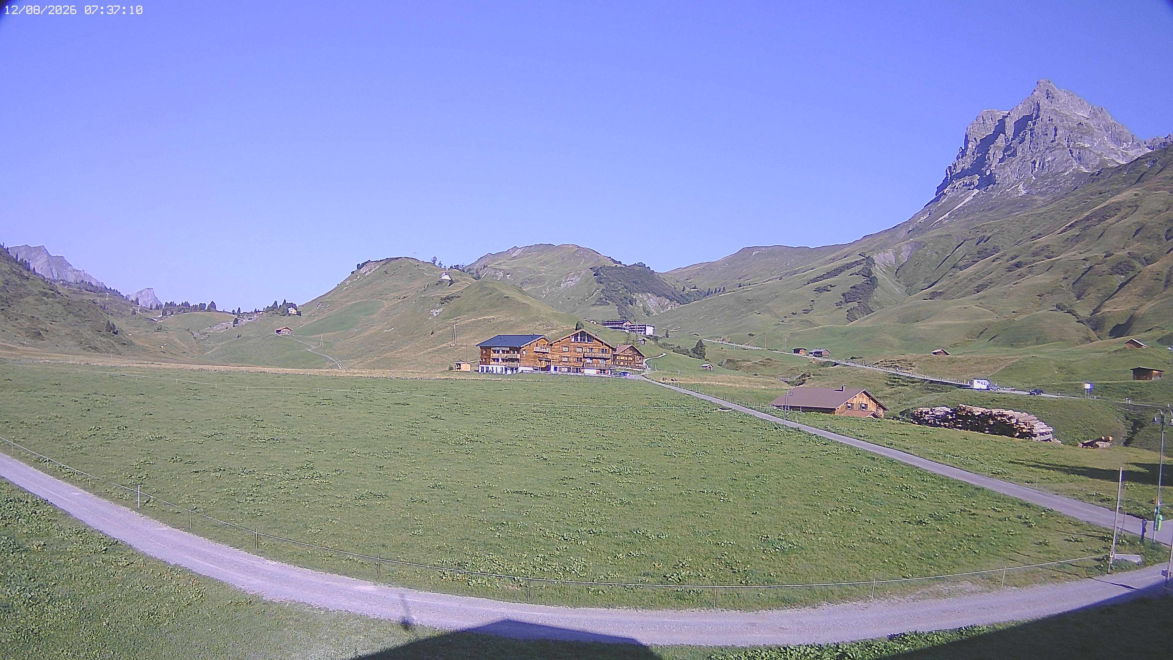 Archiv Foto Webcam Jägeralpe bei Warth