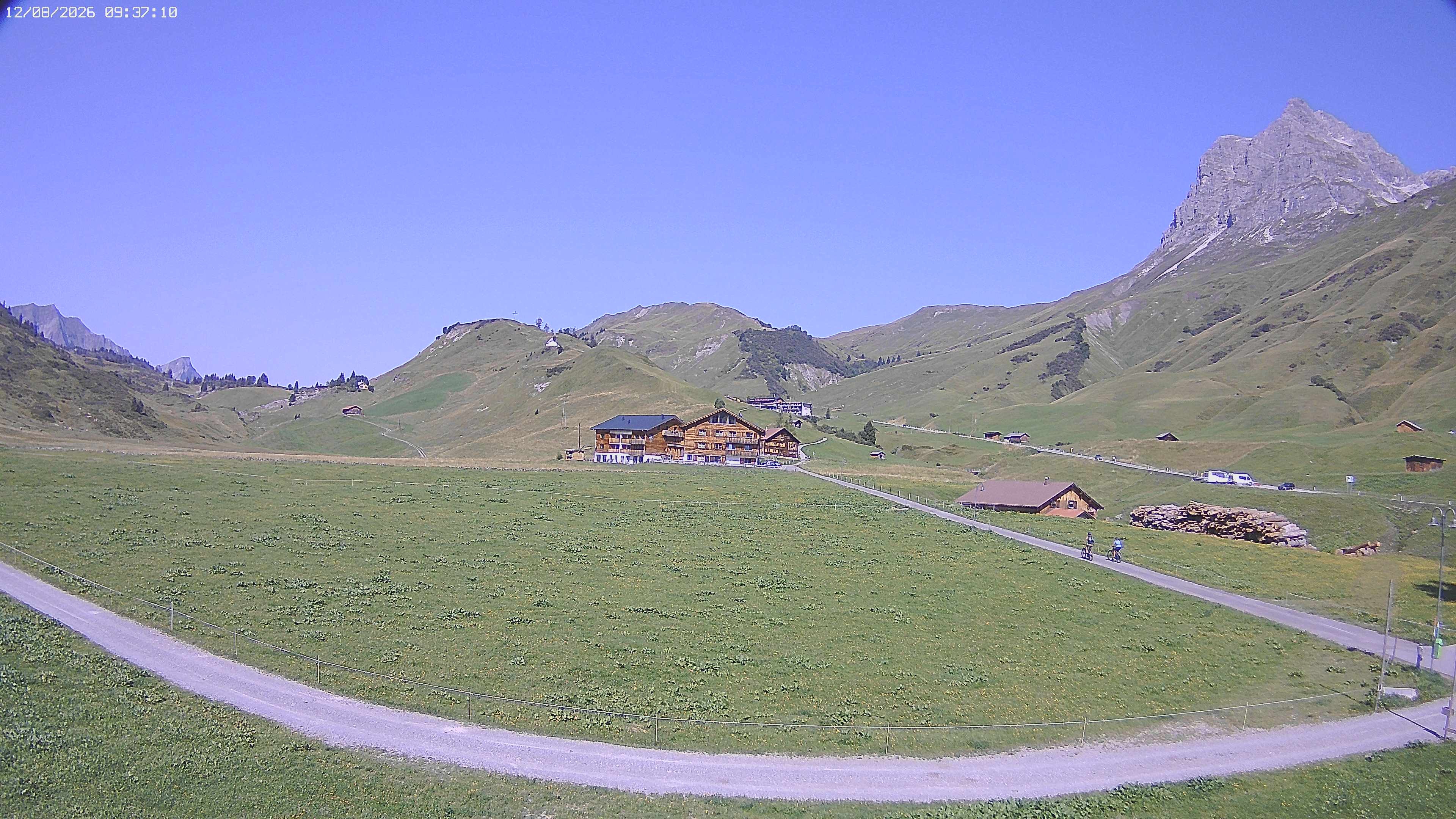 Archiv Foto Webcam Jägeralpe bei Warth