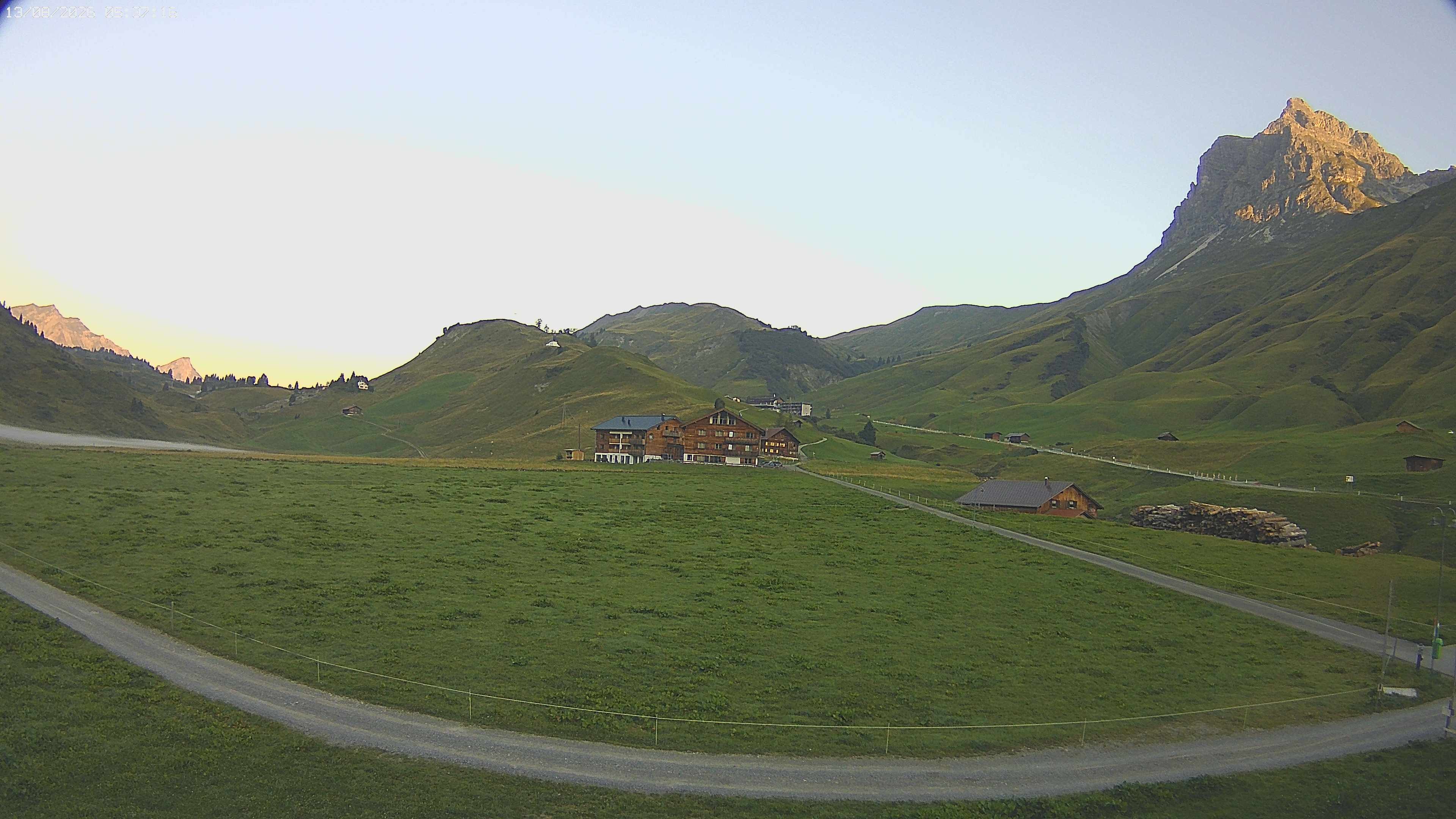 Archiv Foto Webcam Jägeralpe bei Warth