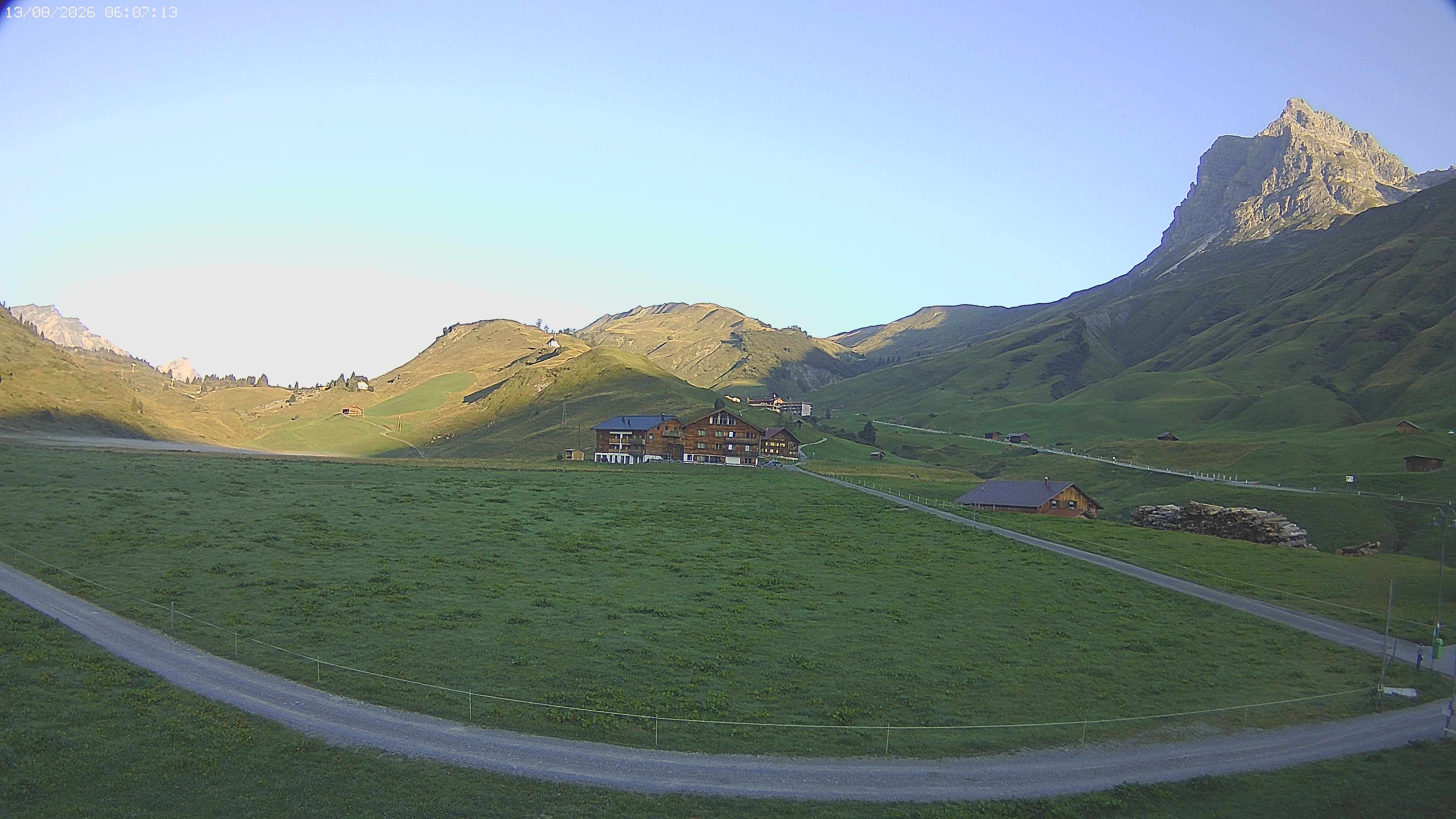 Archiv Foto Webcam Jägeralpe bei Warth