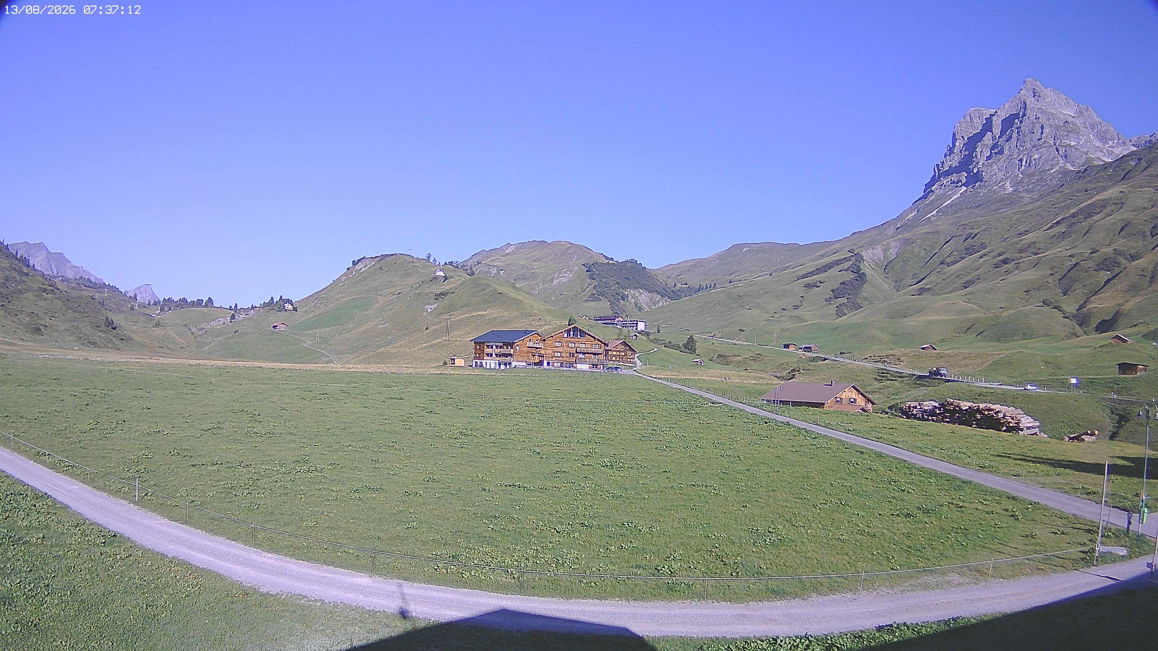 Archiv Foto Webcam Jägeralpe bei Warth