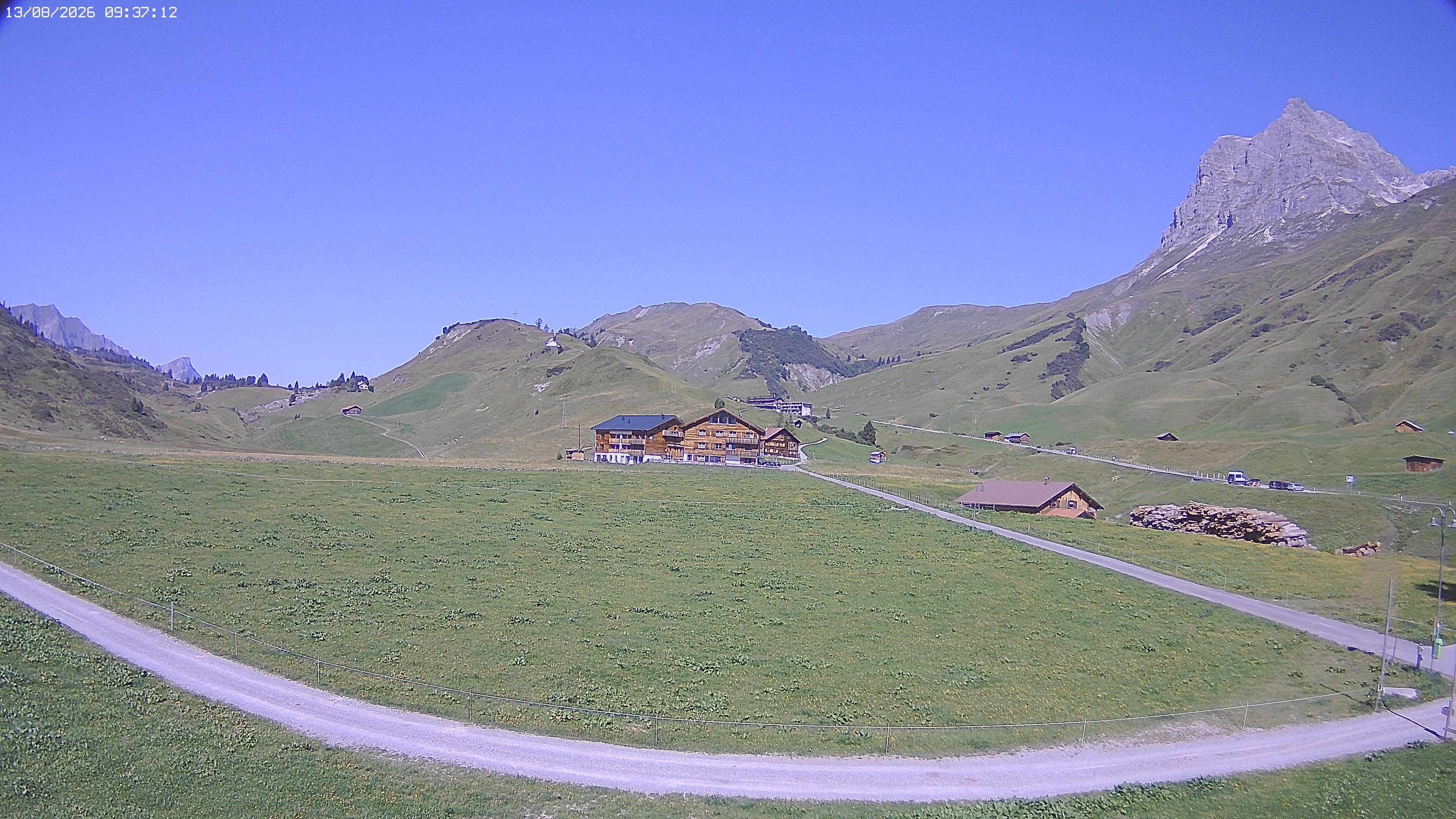 Archiv Foto Webcam Jägeralpe bei Warth