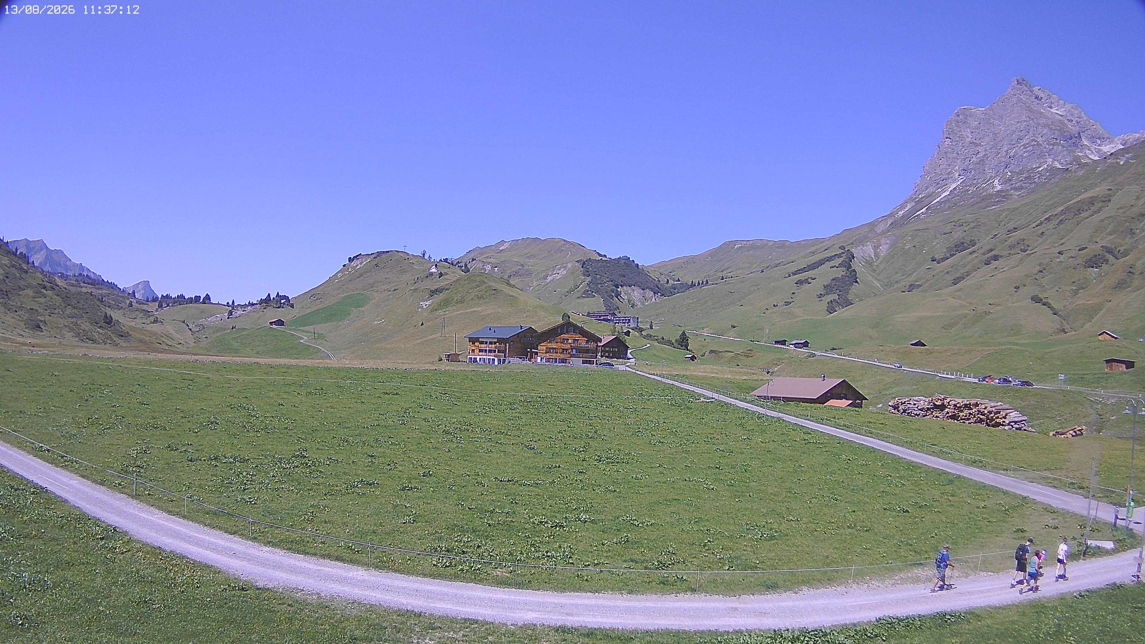 Archiv Foto Webcam Jägeralpe bei Warth