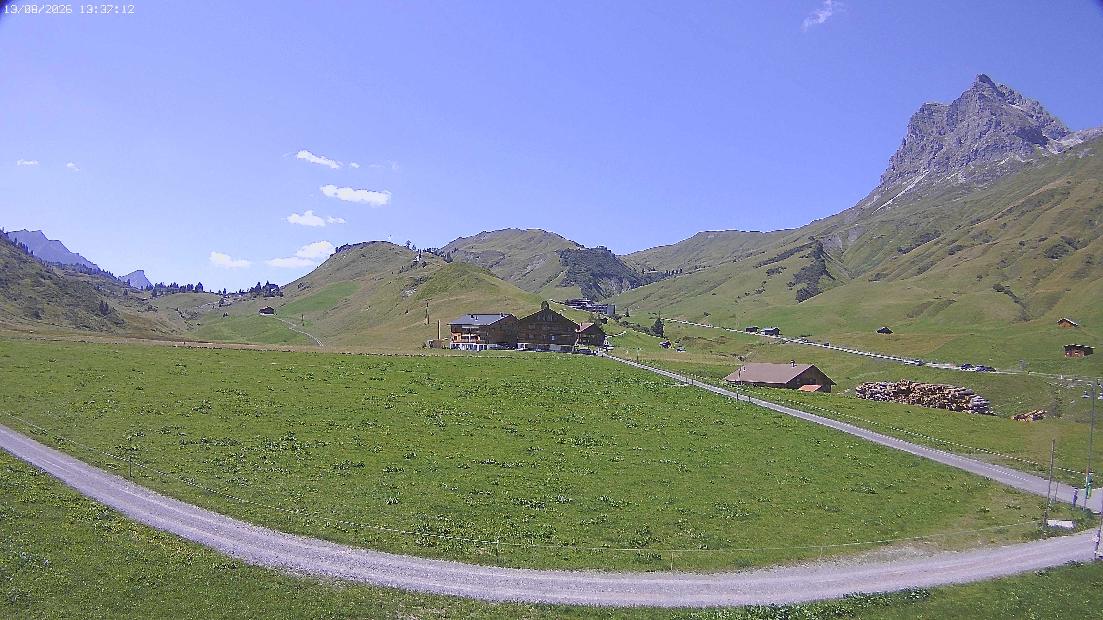 Archiv Foto Webcam Jägeralpe bei Warth