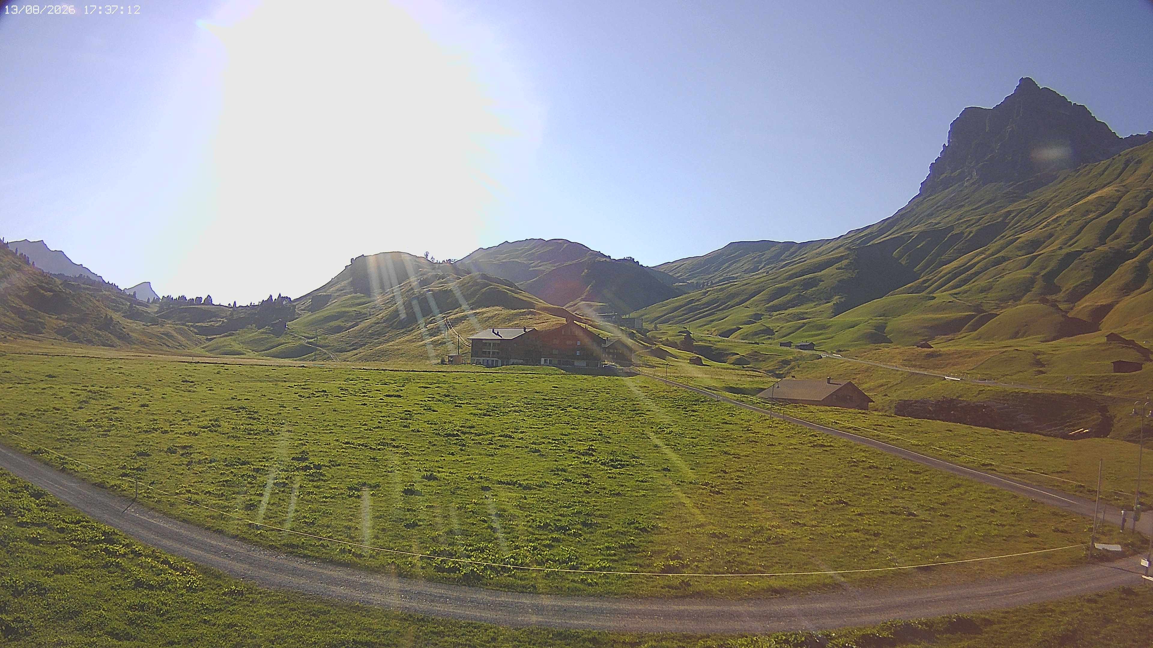 Archiv Foto Webcam Jägeralpe bei Warth