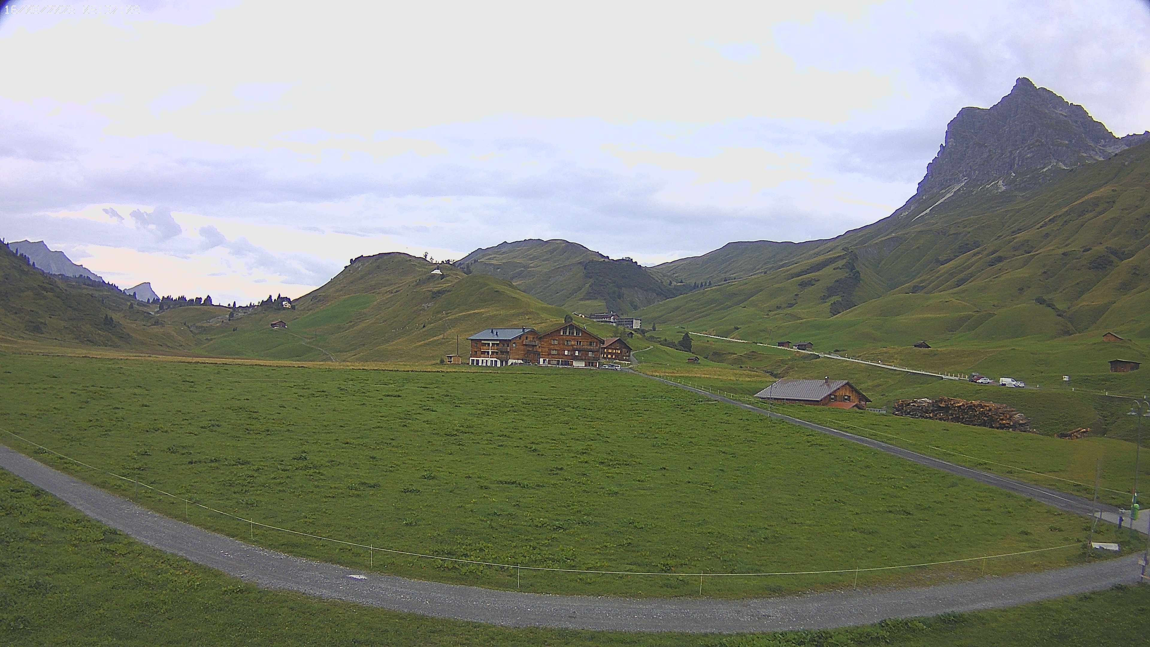Archiv Foto Webcam Jägeralpe bei Warth