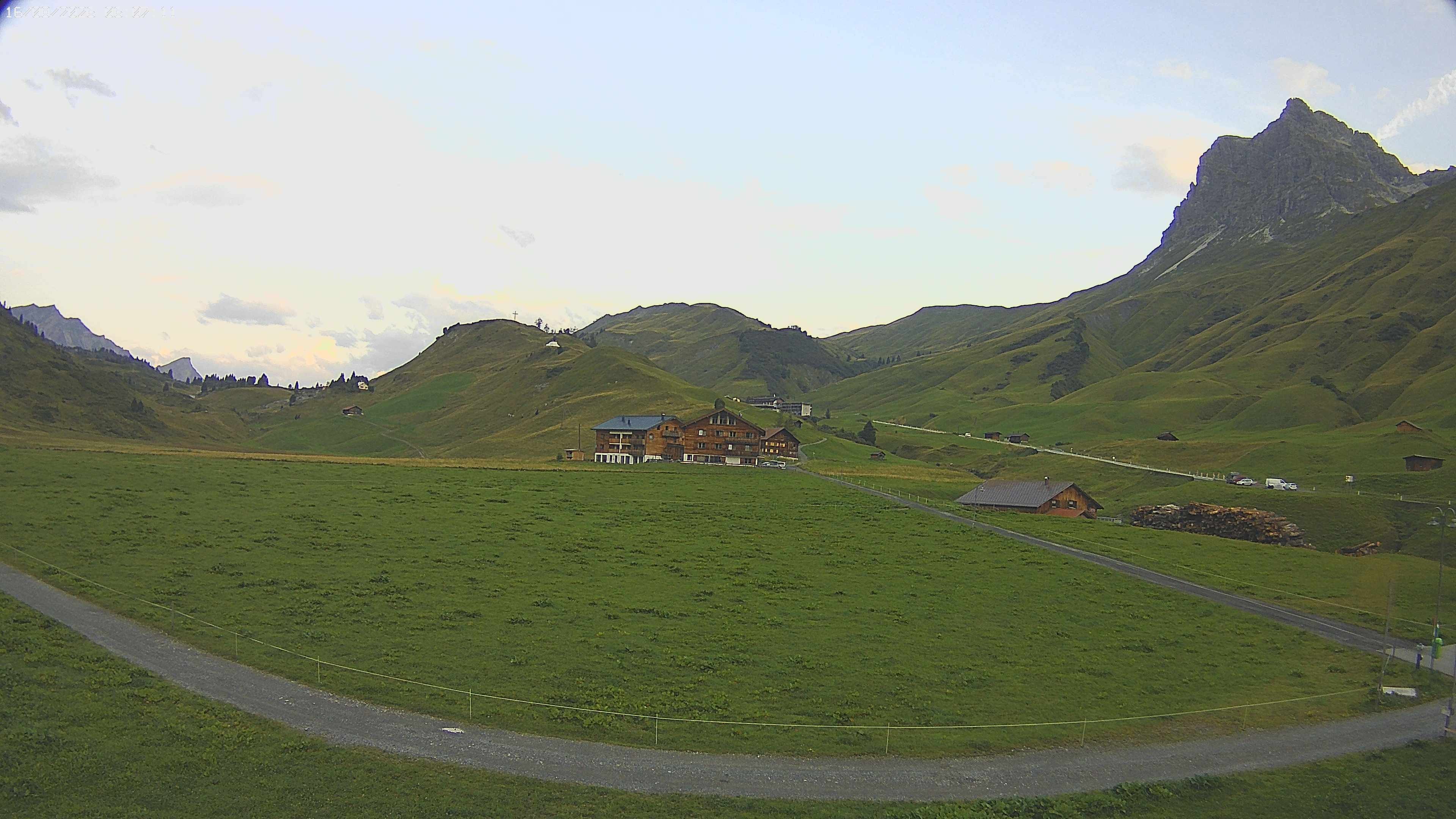 Archiv Foto Webcam Jägeralpe bei Warth