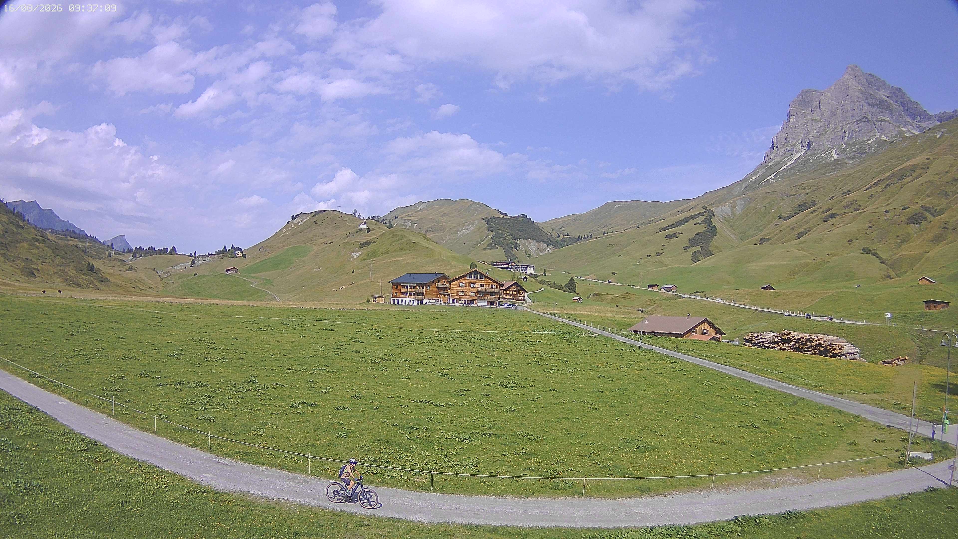 Archiv Foto Webcam Jägeralpe bei Warth