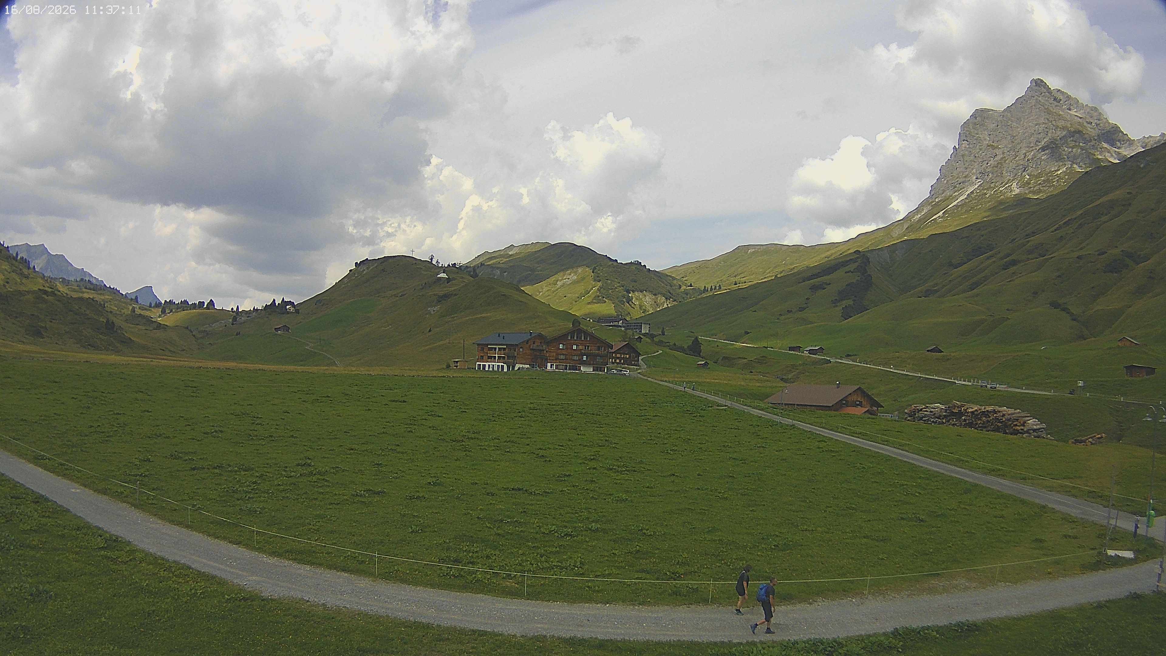Archiv Foto Webcam Jägeralpe bei Warth