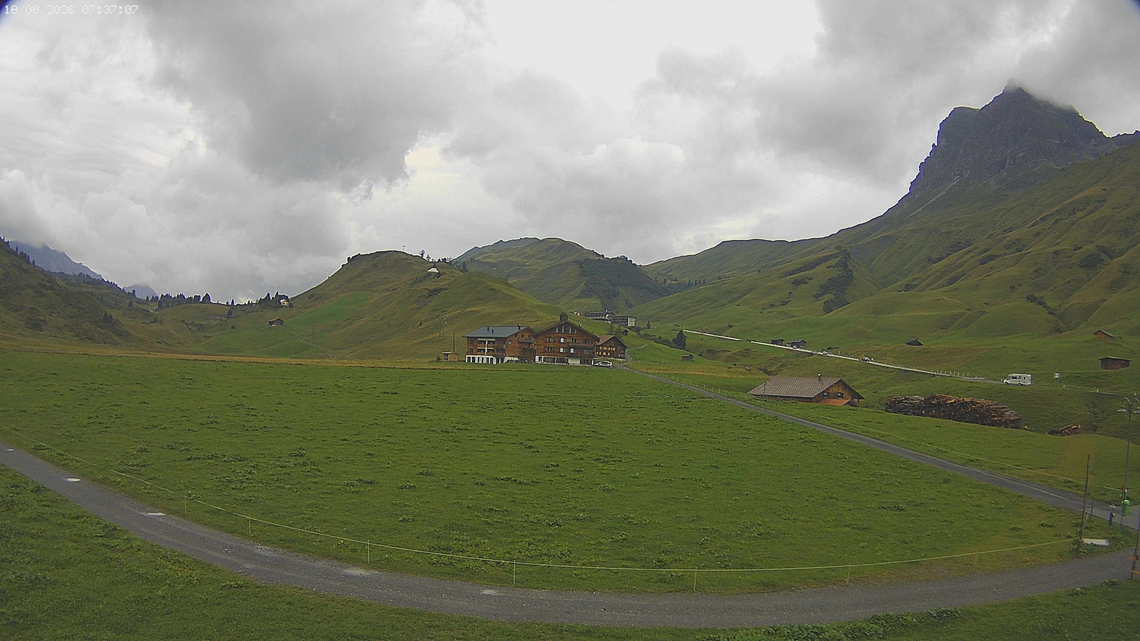 Archiv Foto Webcam Jägeralpe bei Warth