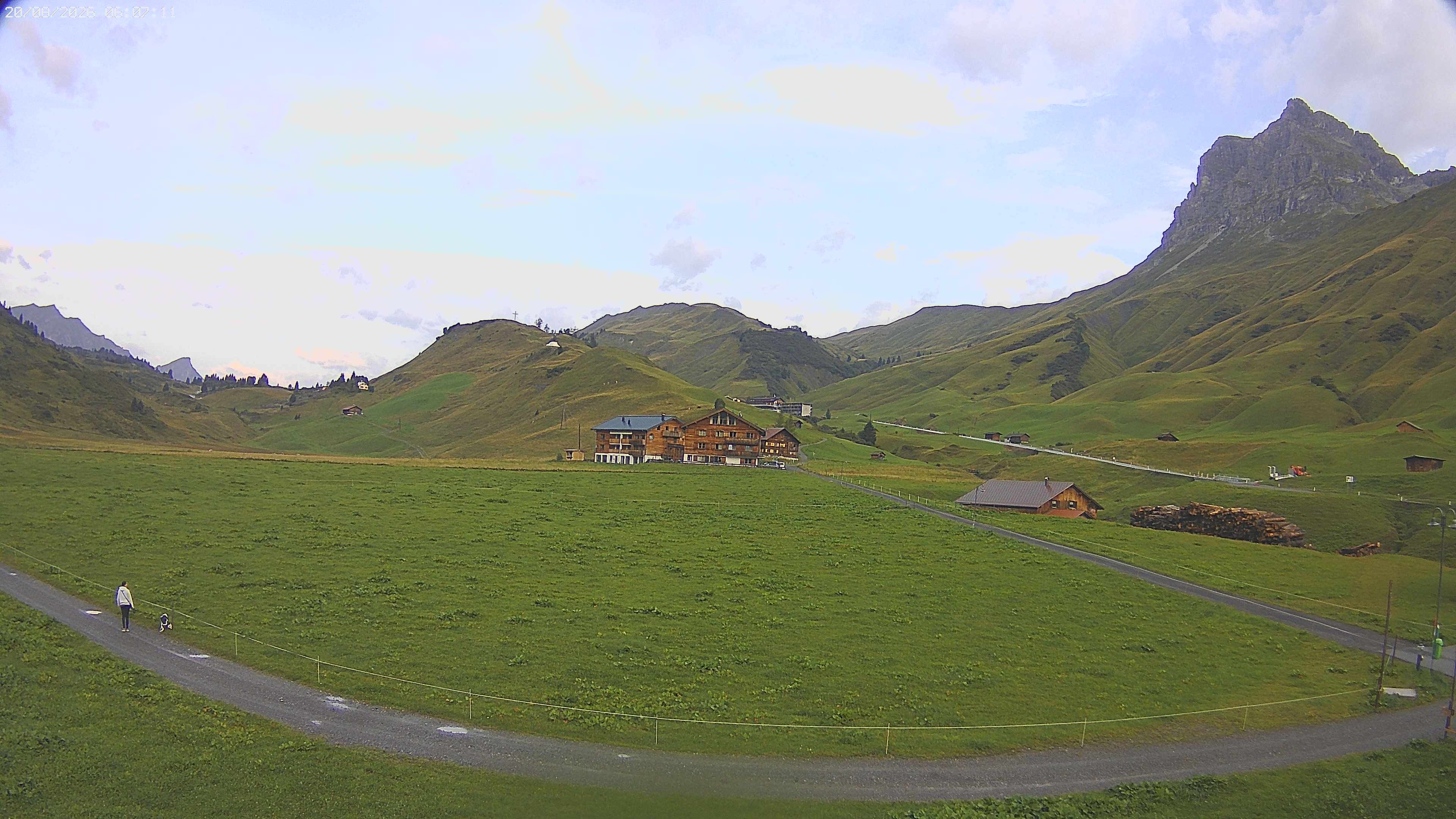 Archiv Foto Webcam Jägeralpe bei Warth