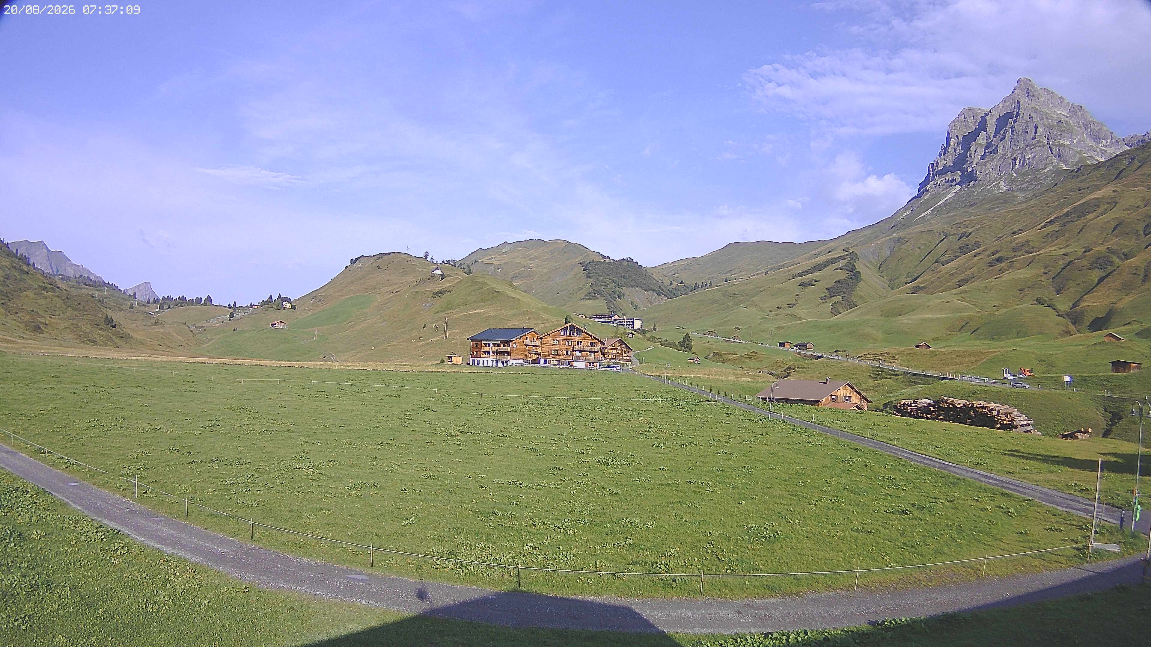 Archiv Foto Webcam Jägeralpe bei Warth