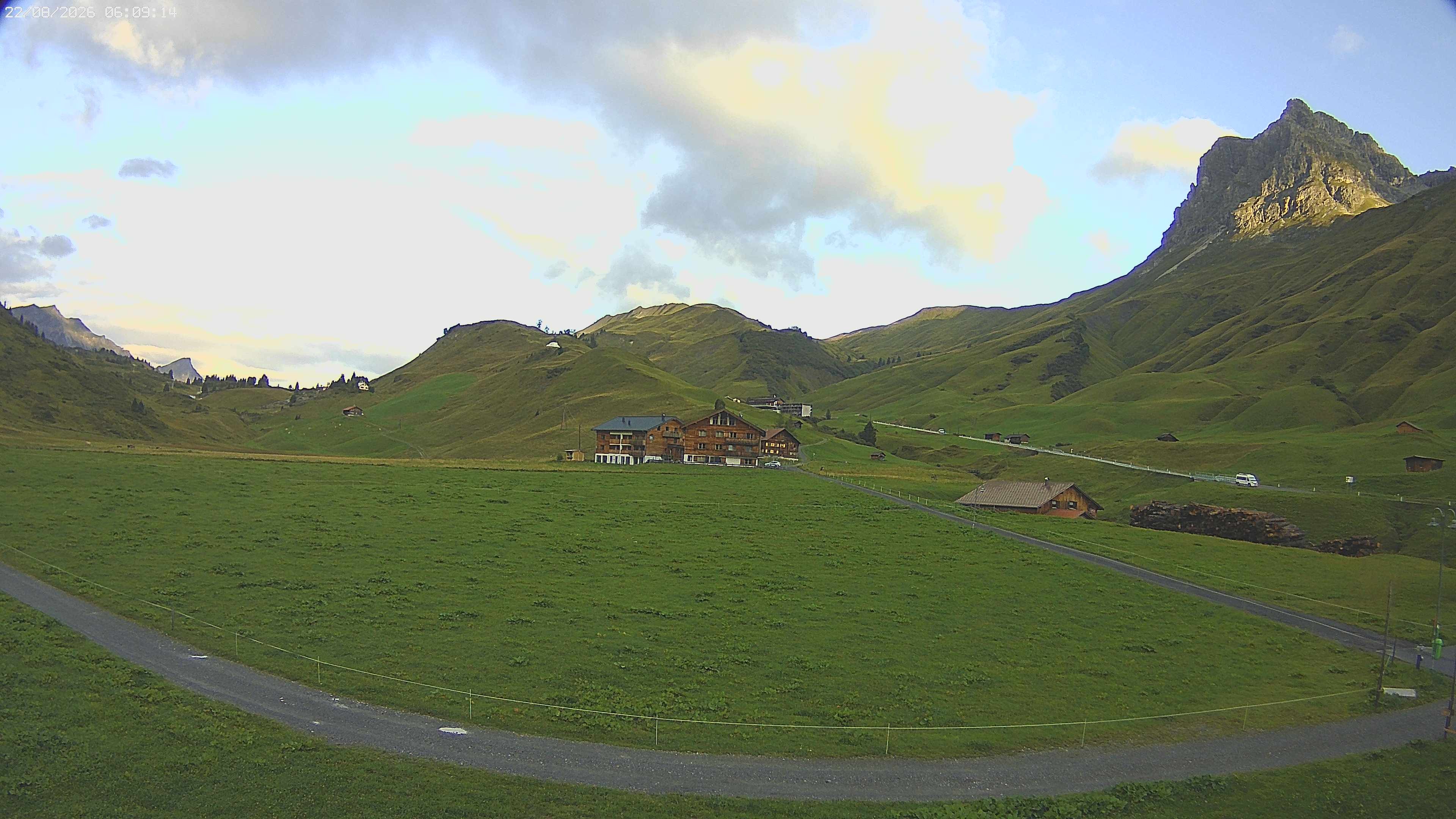 Archiv Foto Webcam Jägeralpe bei Warth