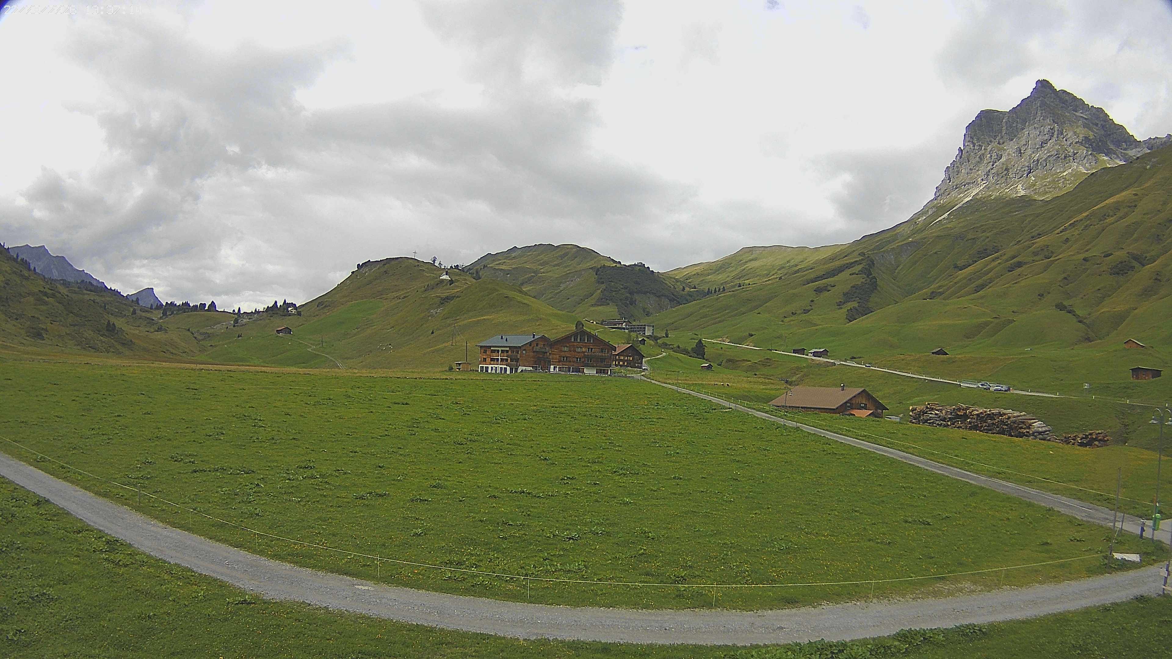 Archiv Foto Webcam Jägeralpe bei Warth