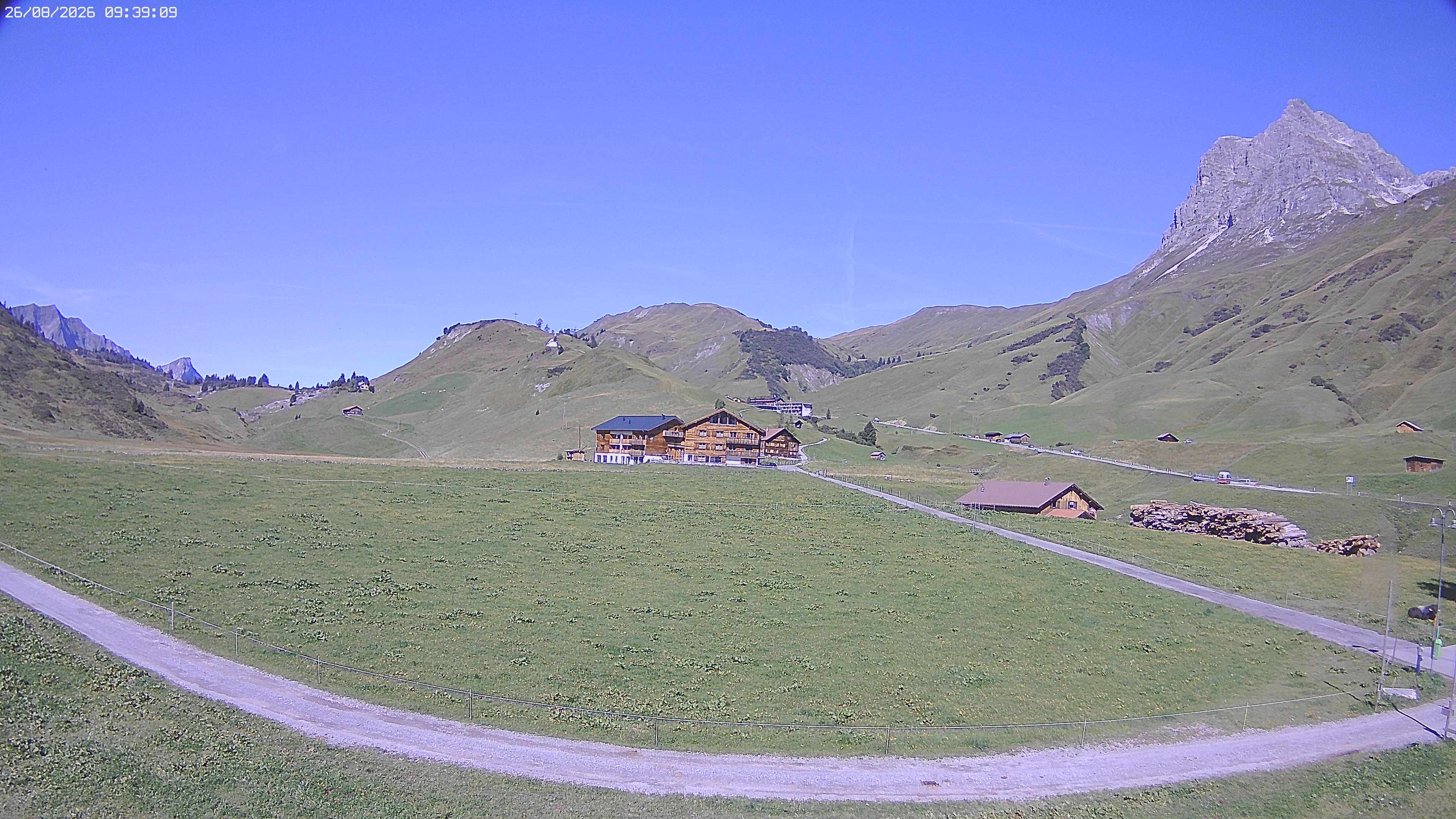 Archiv Foto Webcam Jägeralpe bei Warth