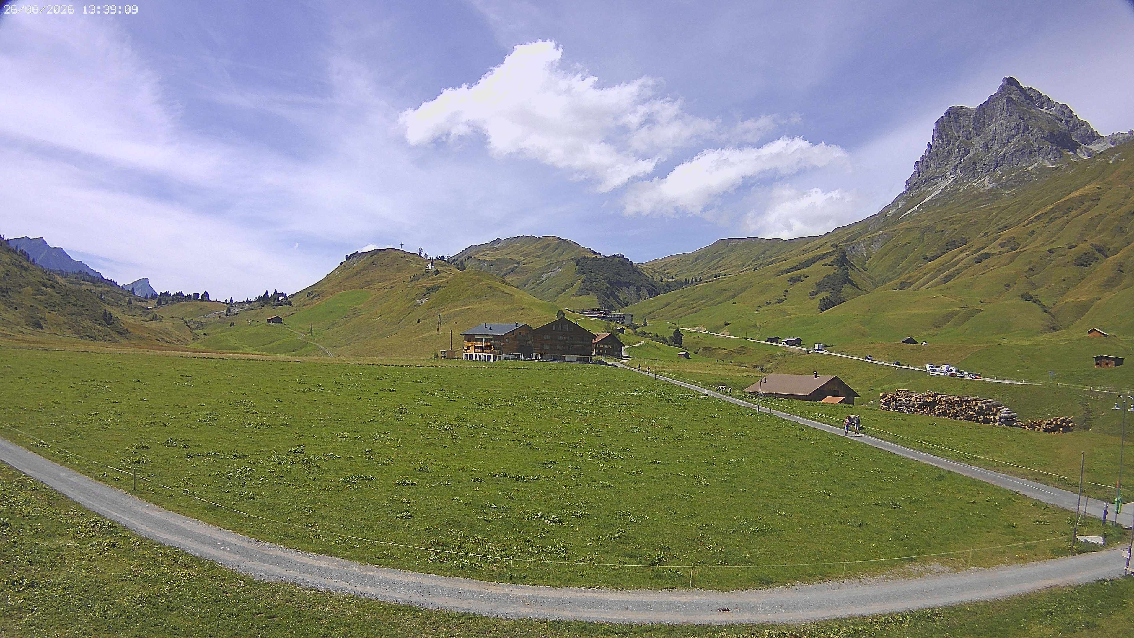 Archiv Foto Webcam Jägeralpe bei Warth