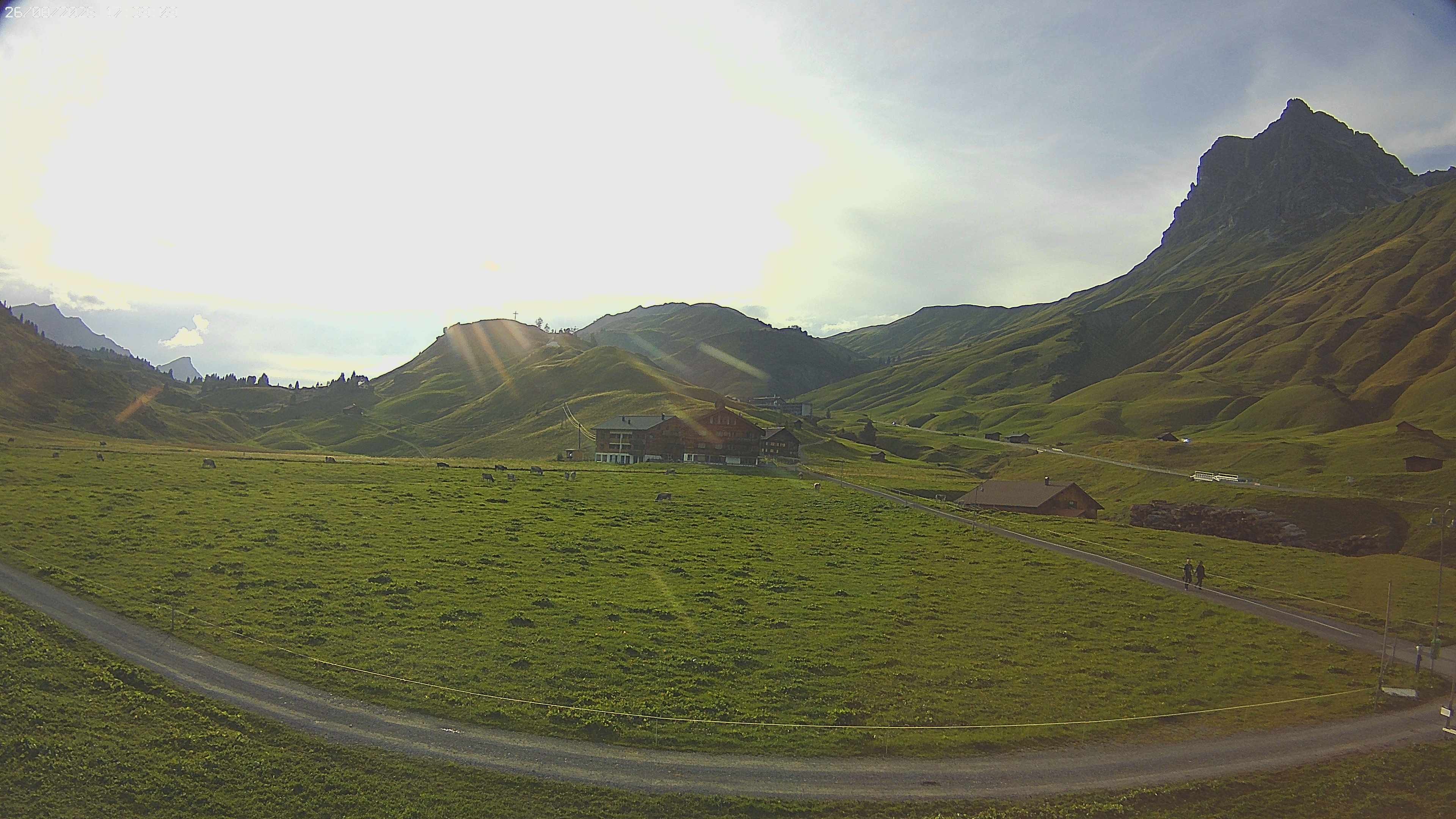 Archiv Foto Webcam Jägeralpe bei Warth