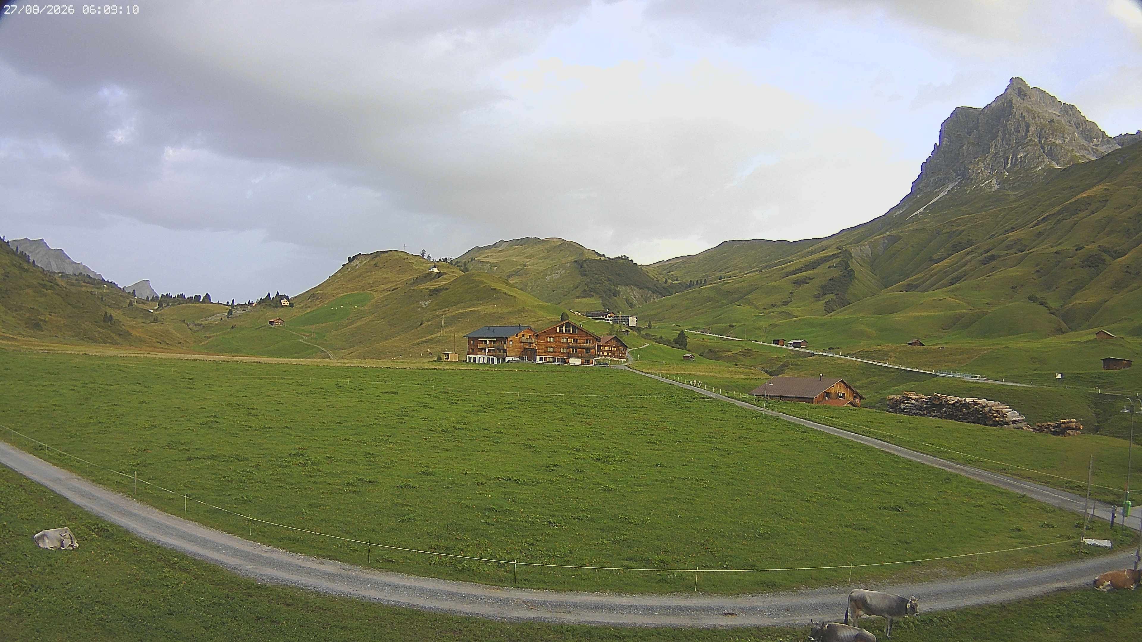 Archived image Webcam Jägeralpe near Warth