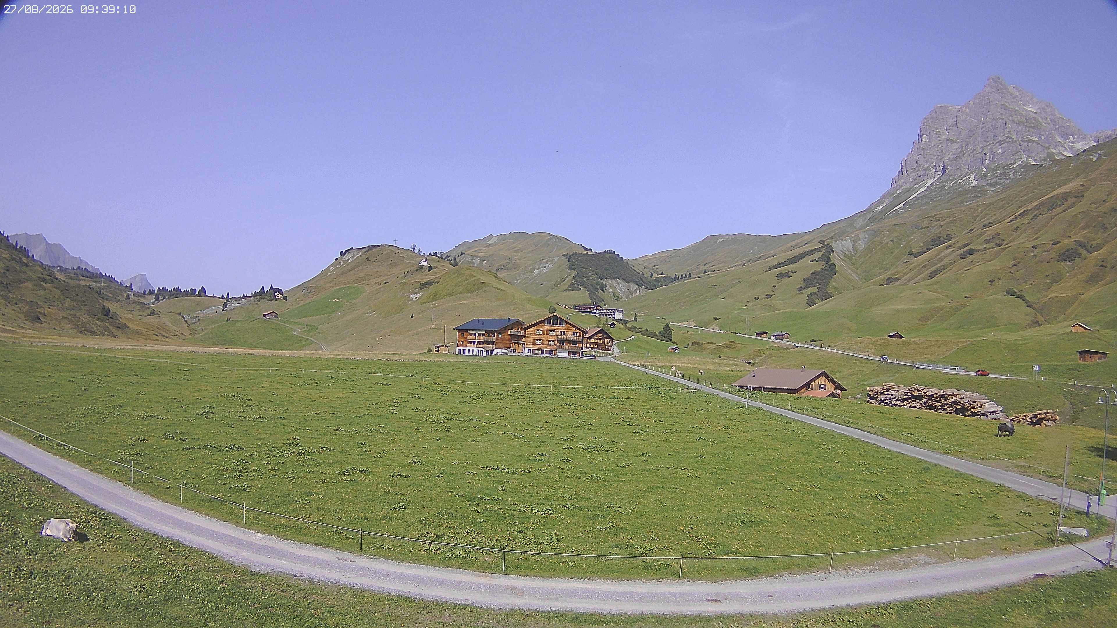 Archiv Foto Webcam Jägeralpe bei Warth