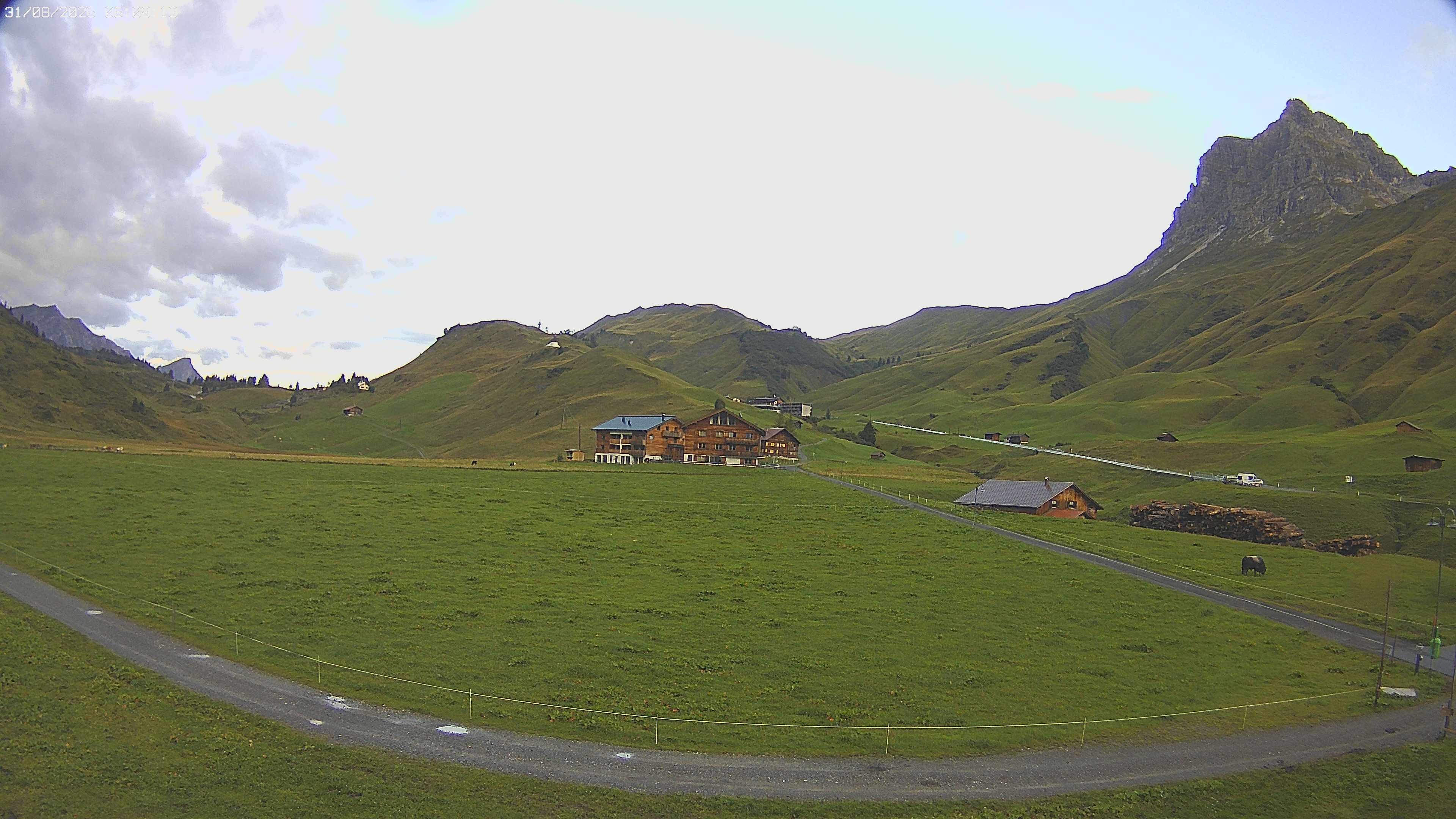 Archived image Webcam Jägeralpe near Warth