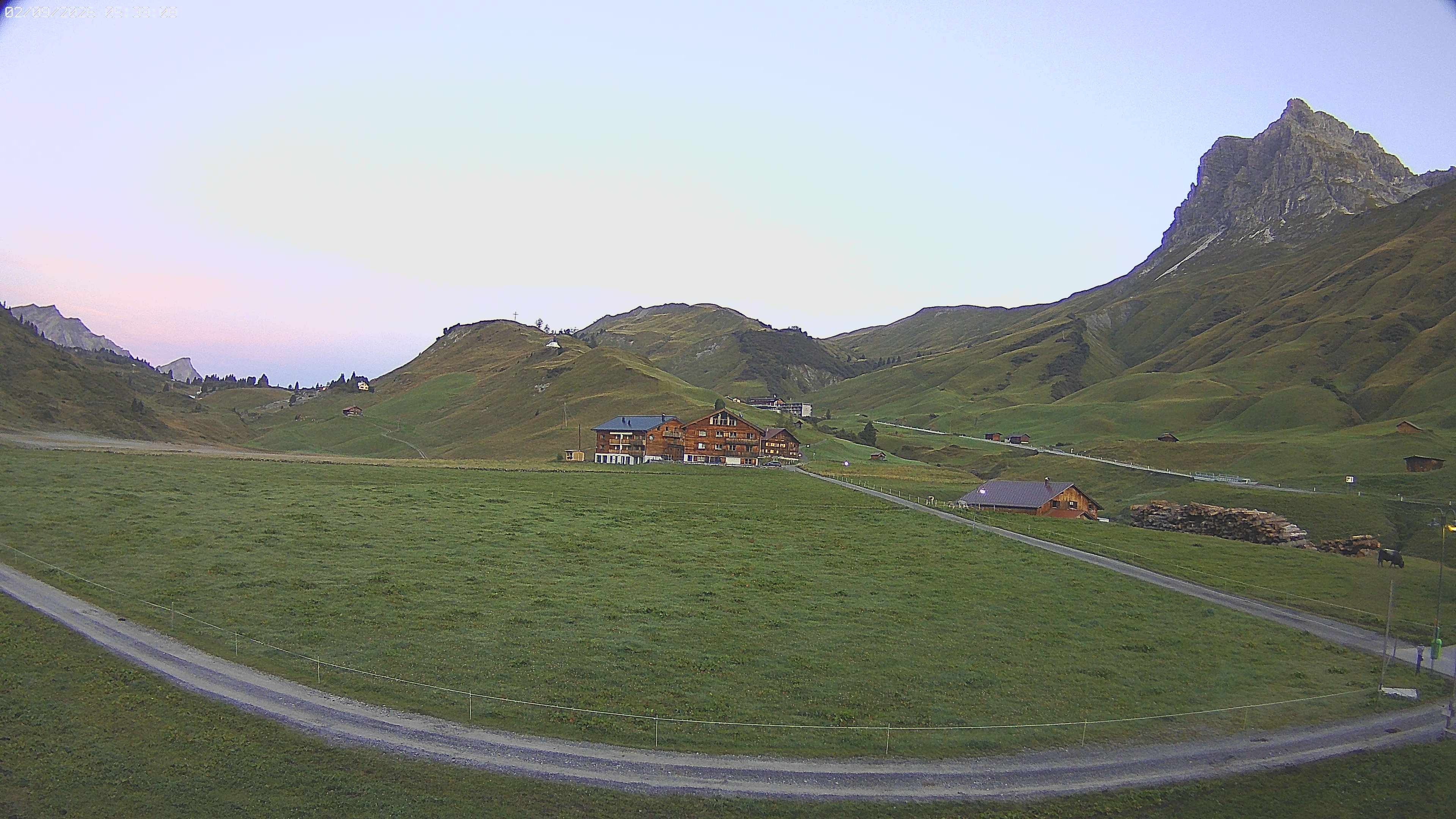 Archiv Foto Webcam Jägeralpe bei Warth