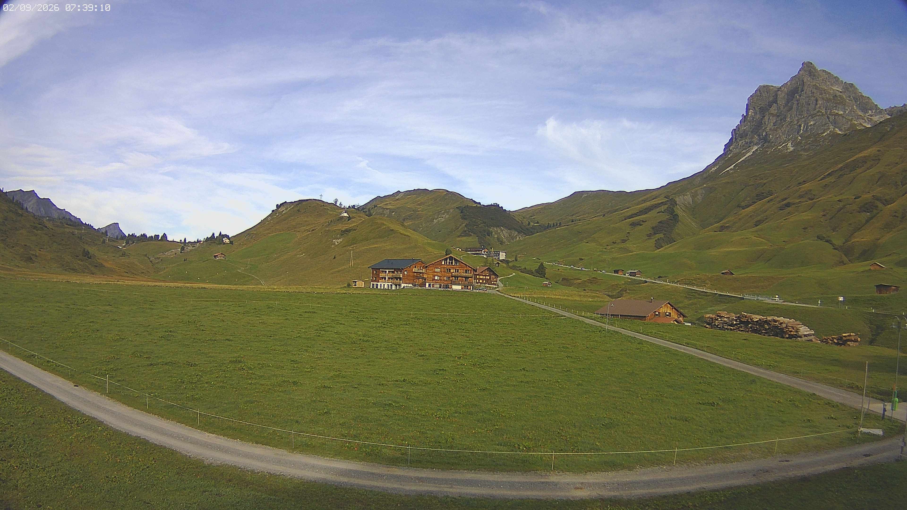 Archiv Foto Webcam Jägeralpe bei Warth