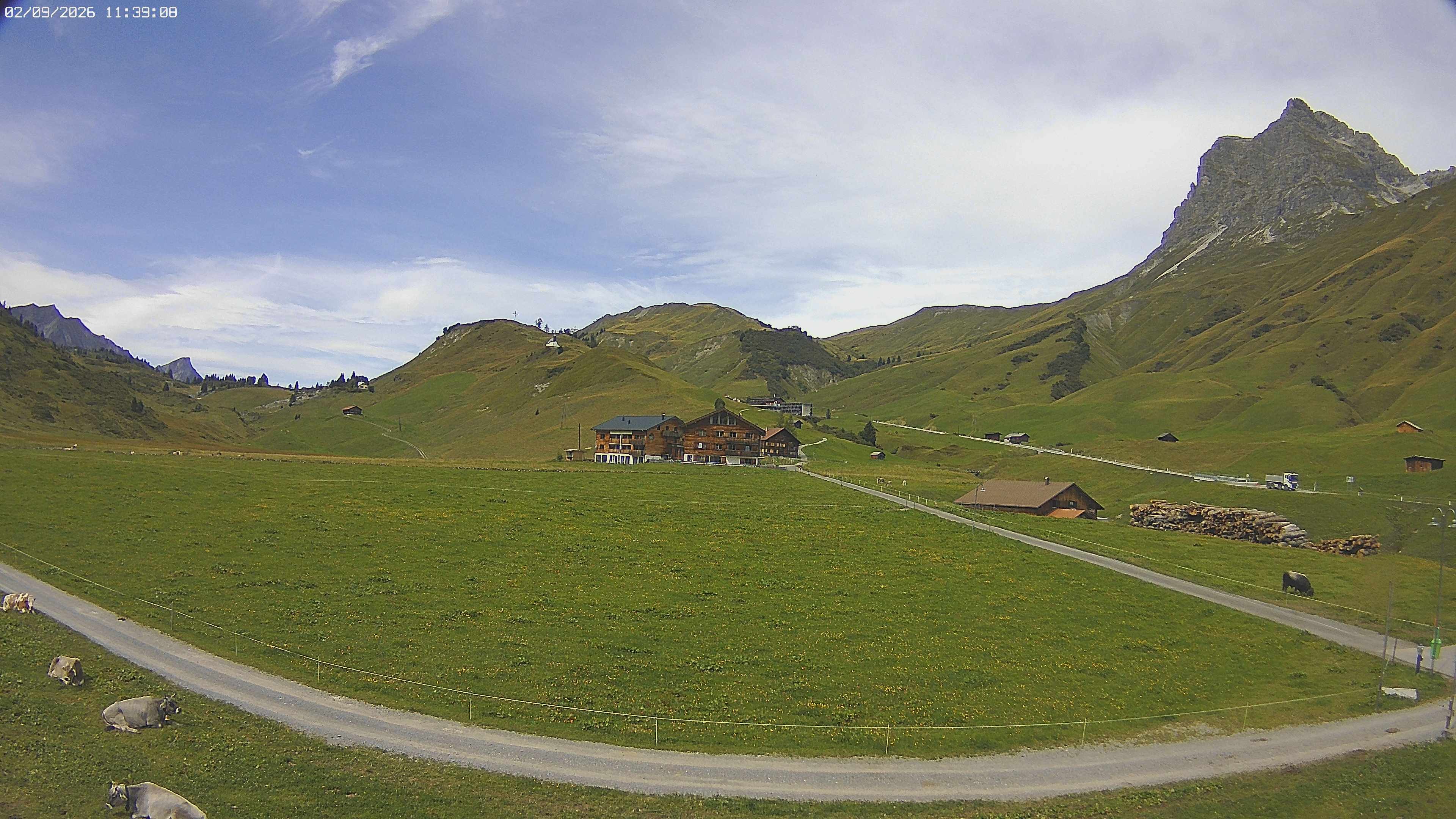 Archiv Foto Webcam Jägeralpe bei Warth