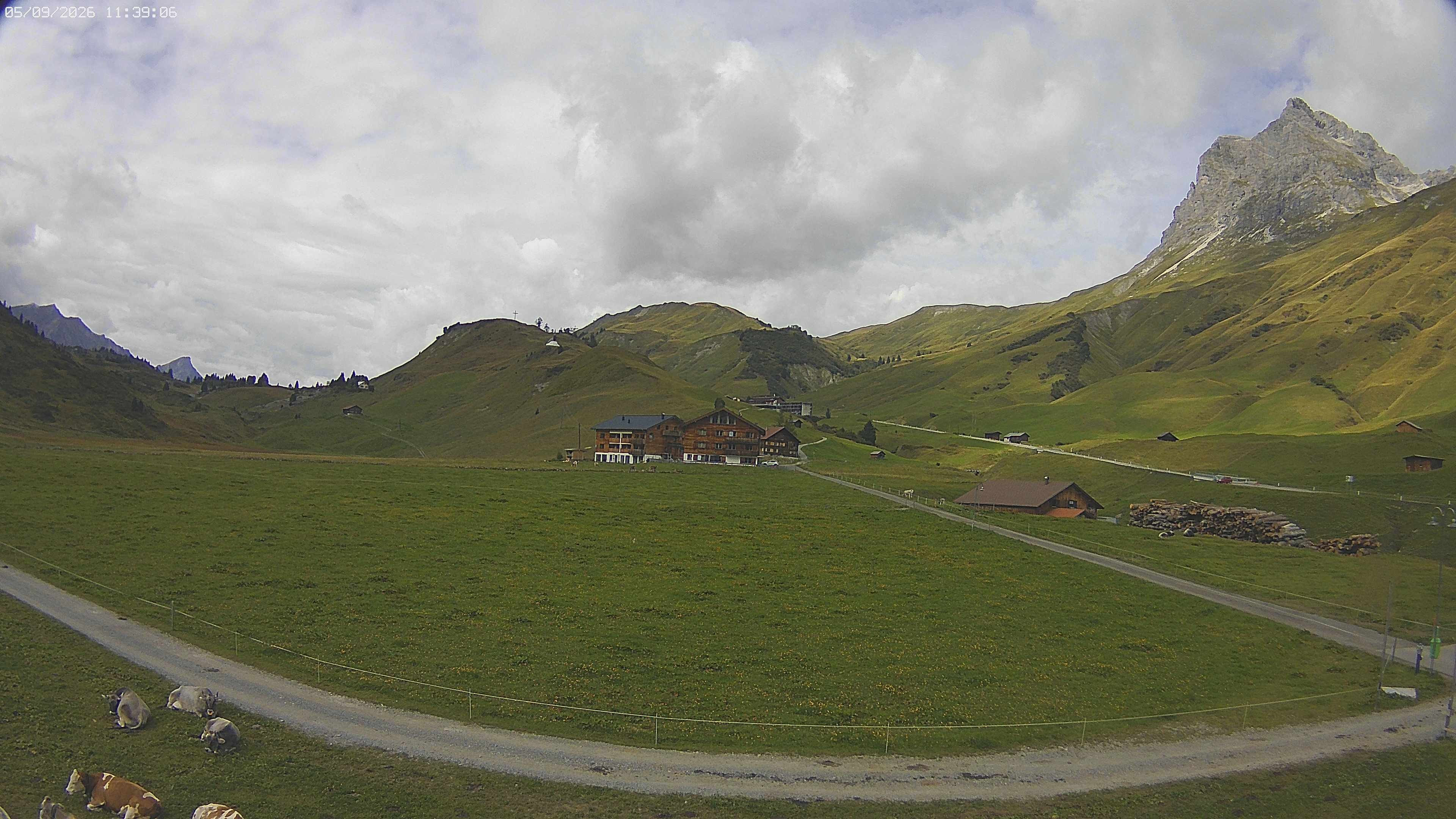 Archived image Webcam Jägeralpe near Warth