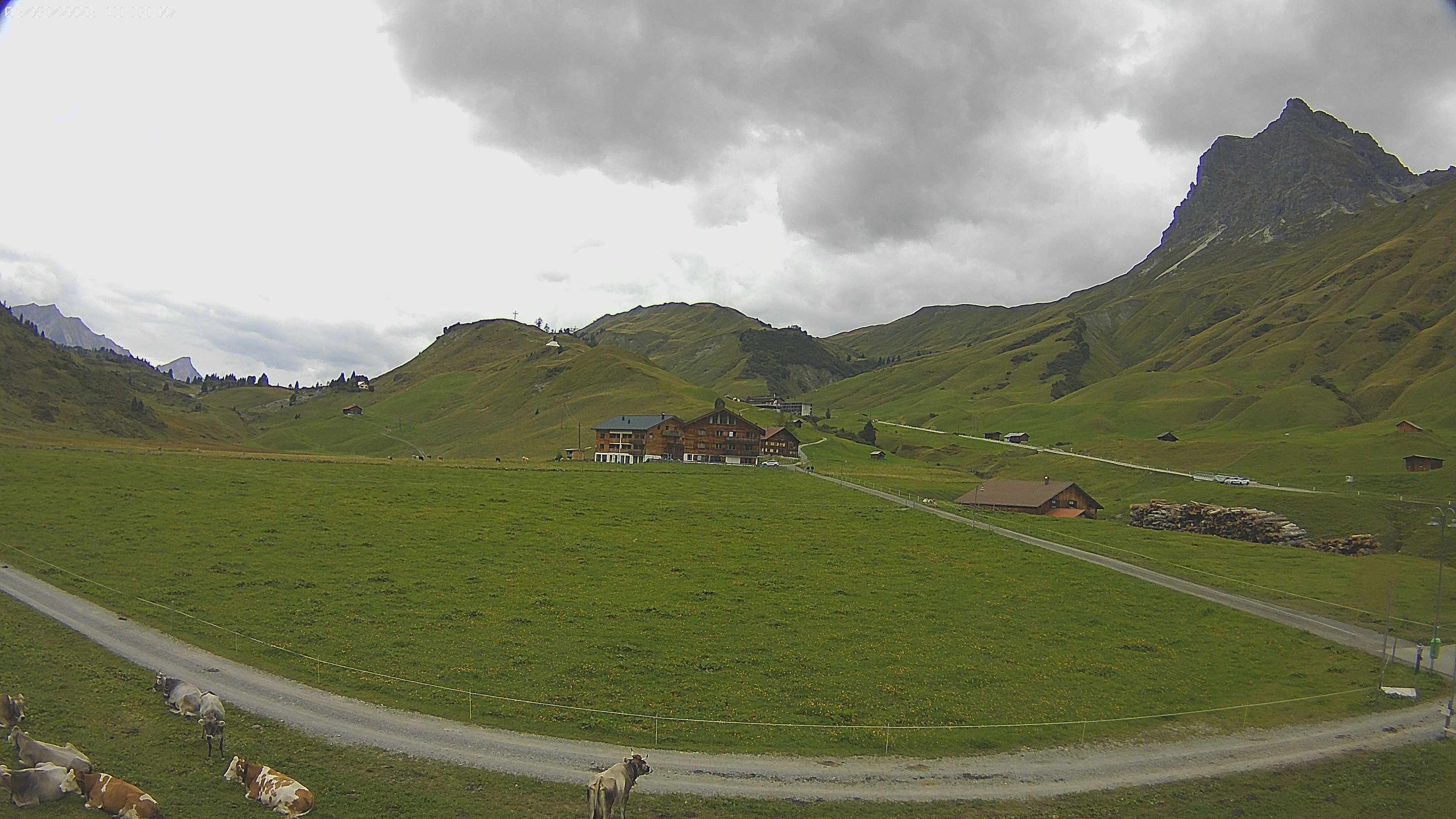 Archived image Webcam Jägeralpe near Warth