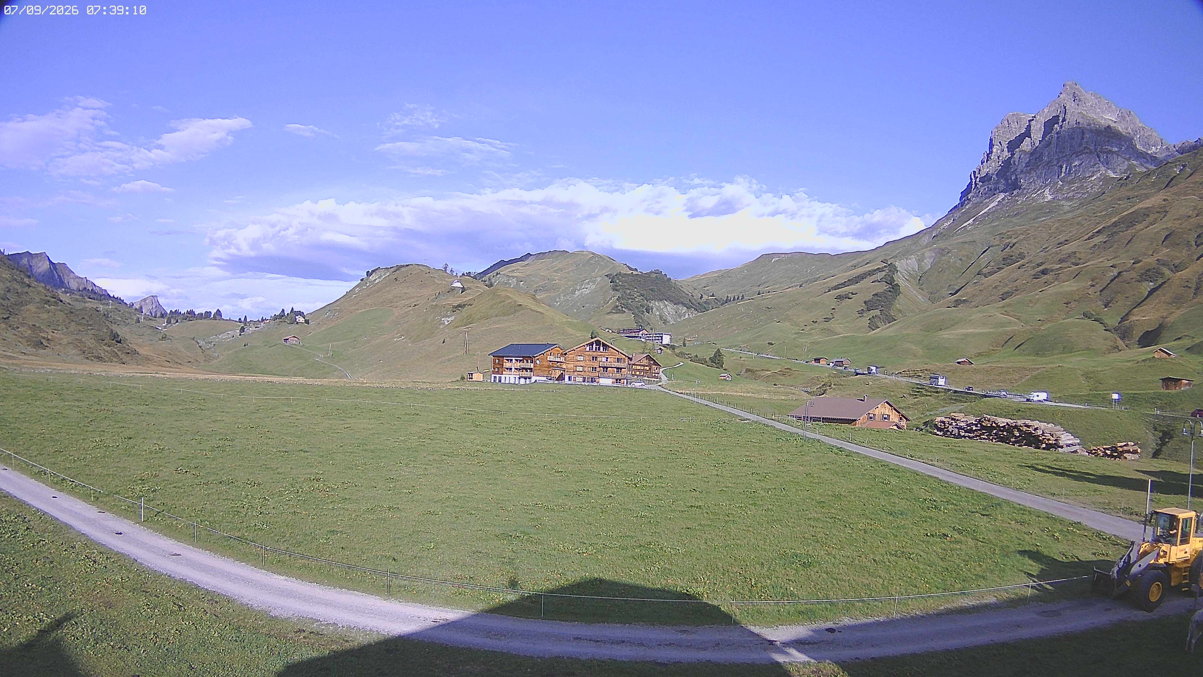 Archiv Foto Webcam Jägeralpe bei Warth