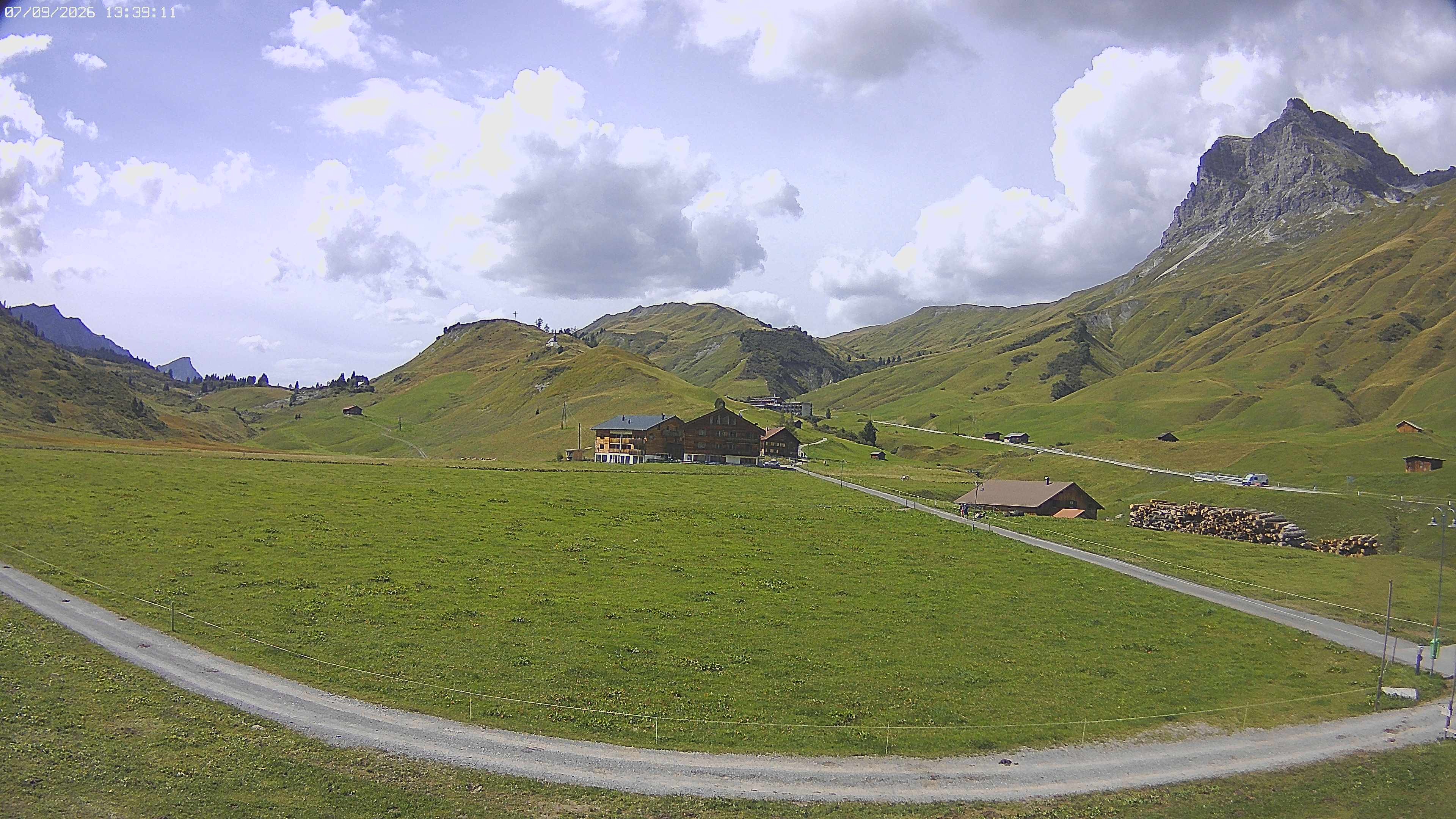 Archiv Foto Webcam Jägeralpe bei Warth