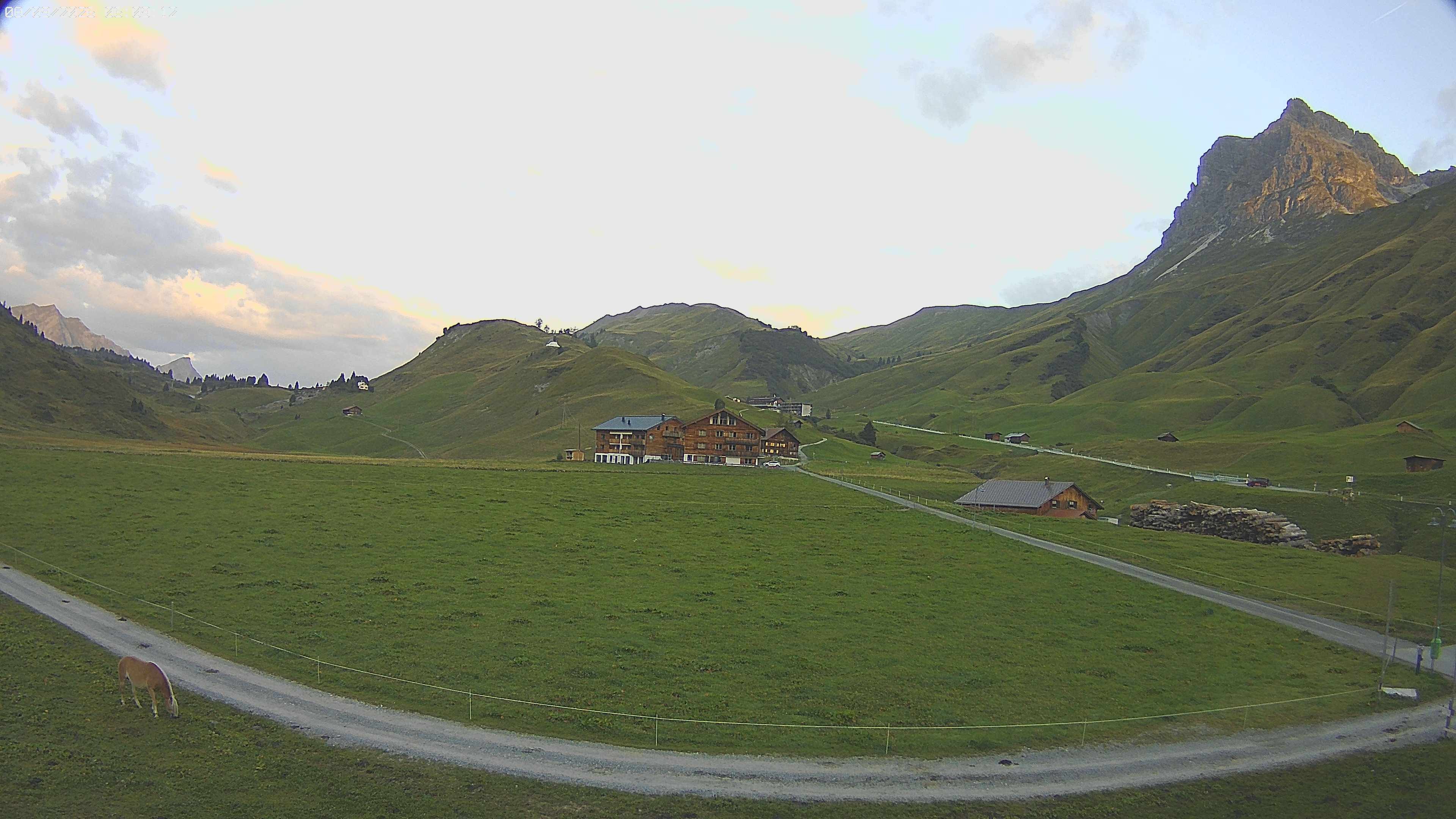 Archiv Foto Webcam Jägeralpe bei Warth