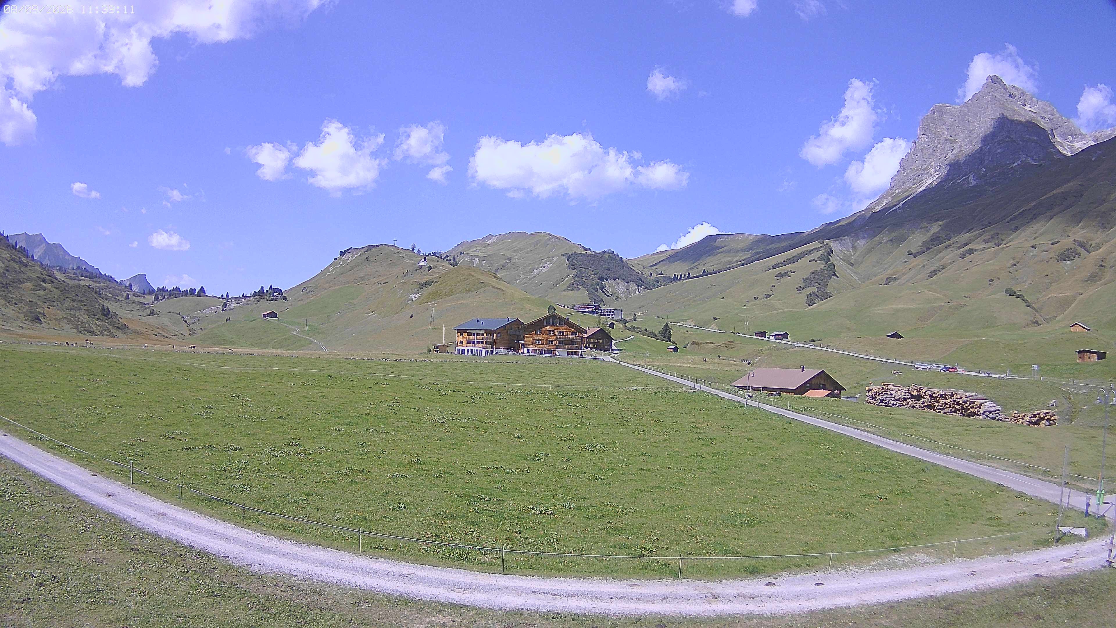 Archiv Foto Webcam Jägeralpe bei Warth