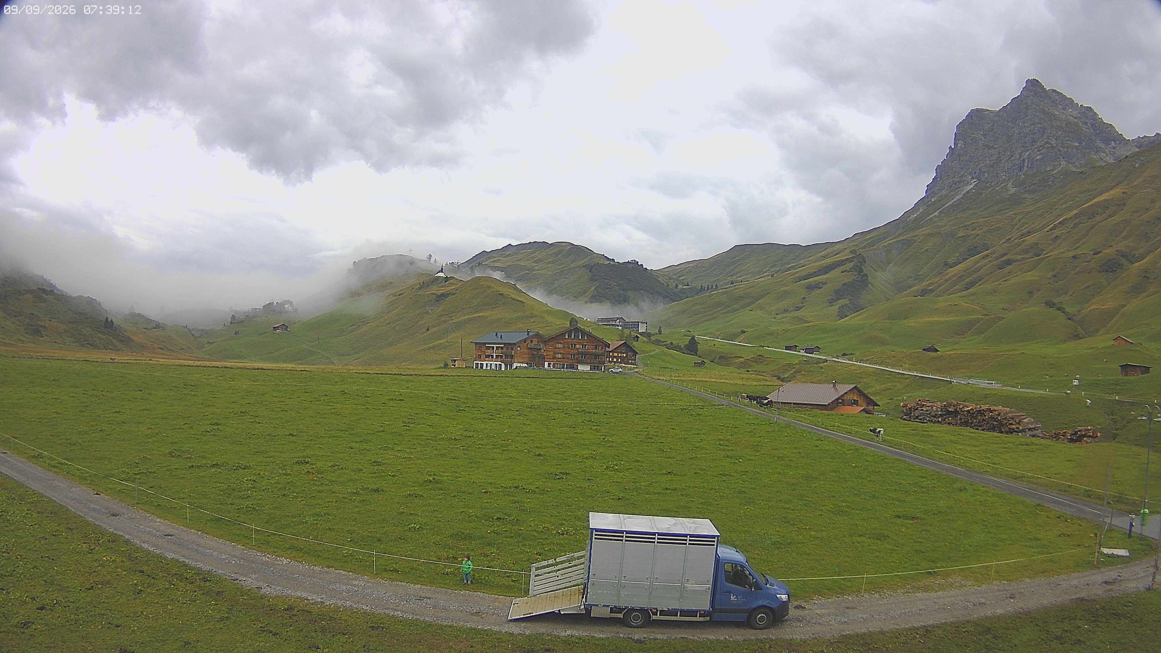 Archiv Foto Webcam Jägeralpe bei Warth