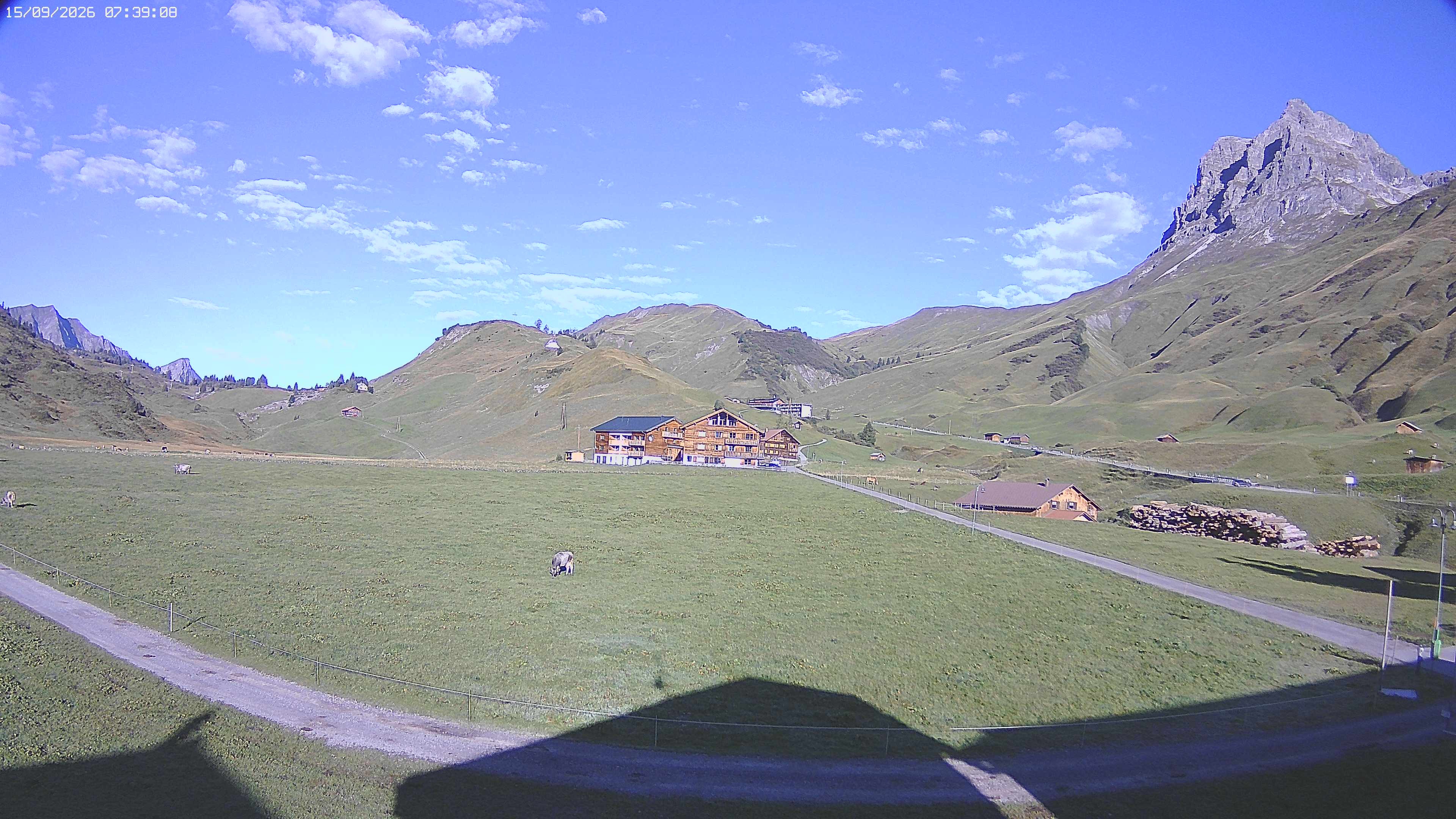 Archiv Foto Webcam Jägeralpe bei Warth