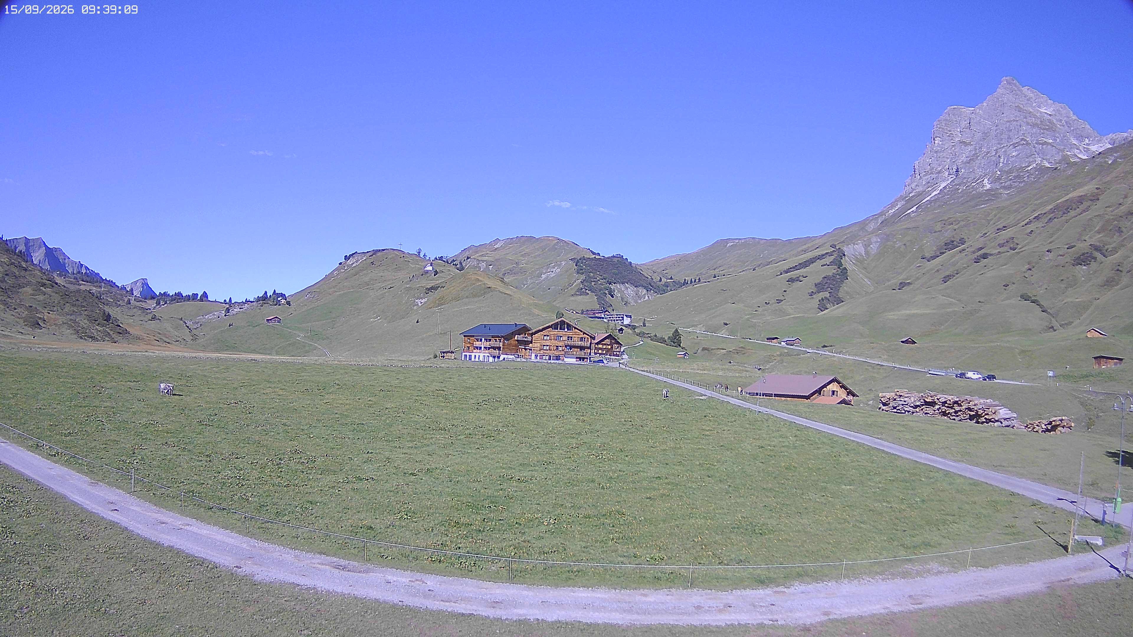 Archiv Foto Webcam Jägeralpe bei Warth