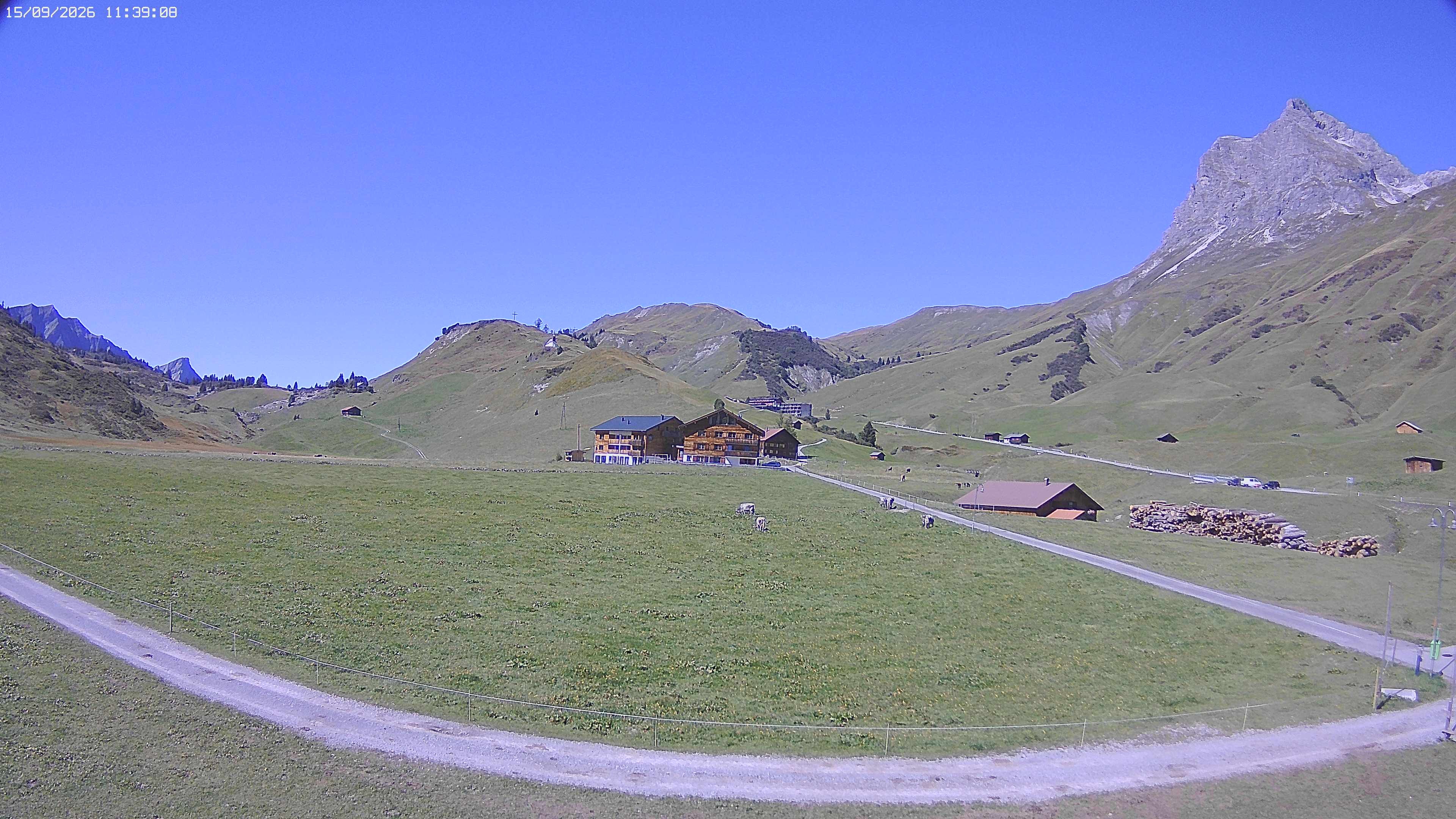 Archiv Foto Webcam Jägeralpe bei Warth
